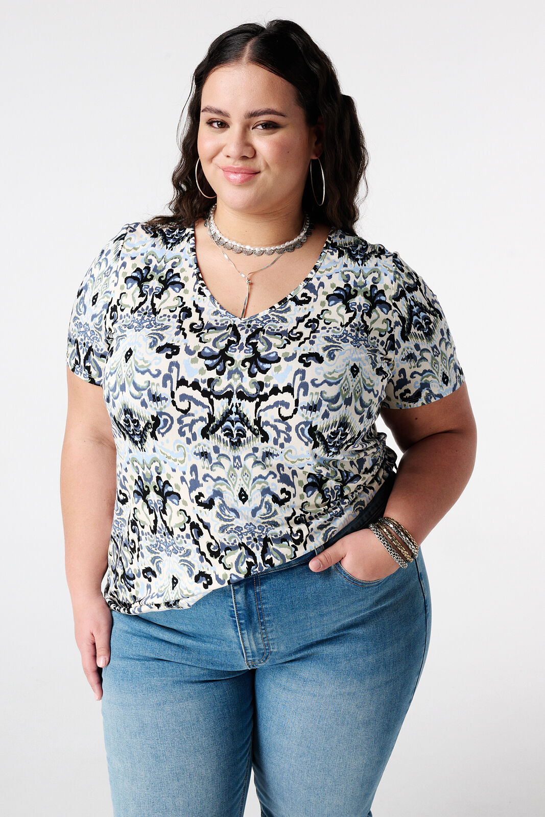 T-Shirt mit Print image number 0