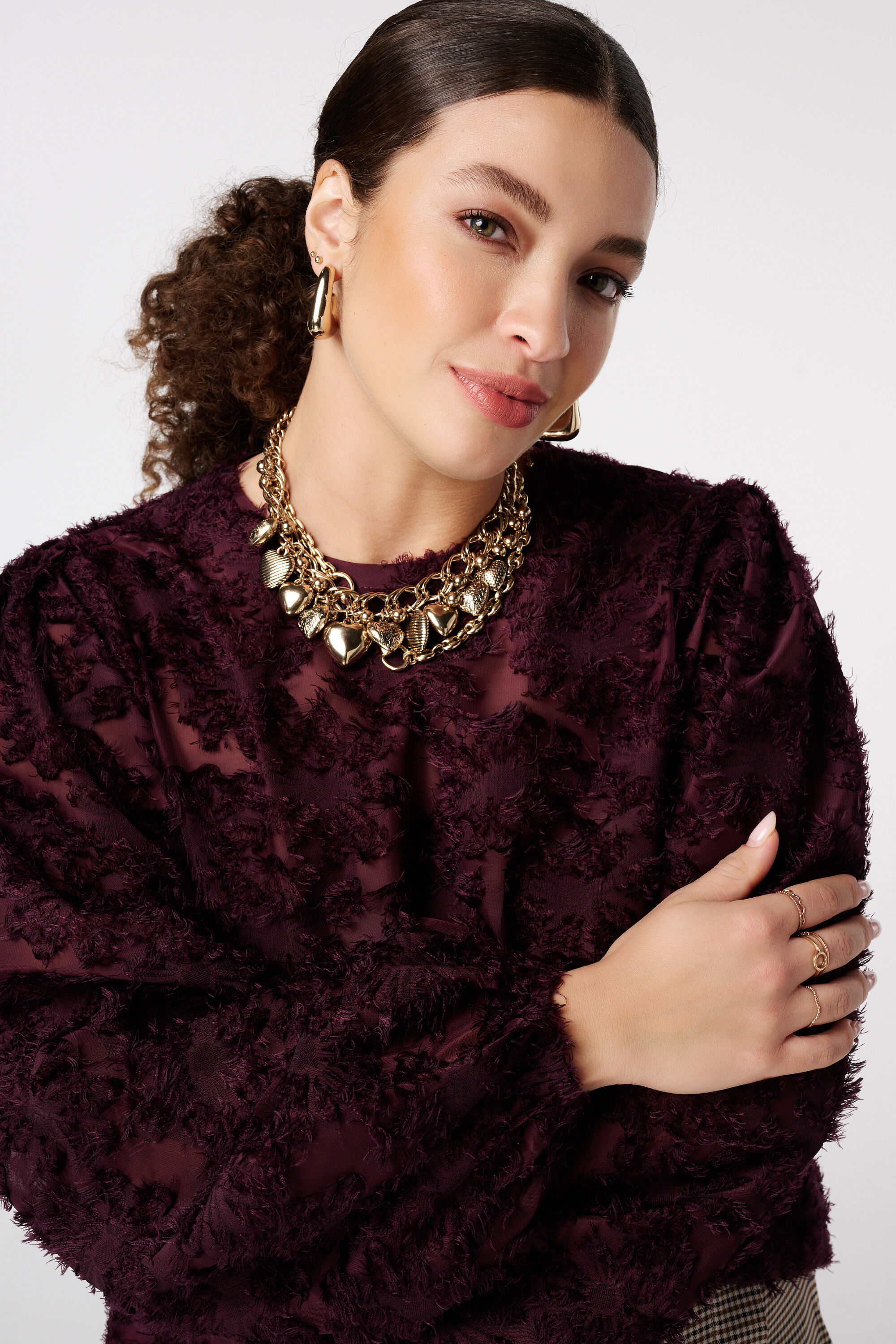 Strukturierte Bluse image number 4