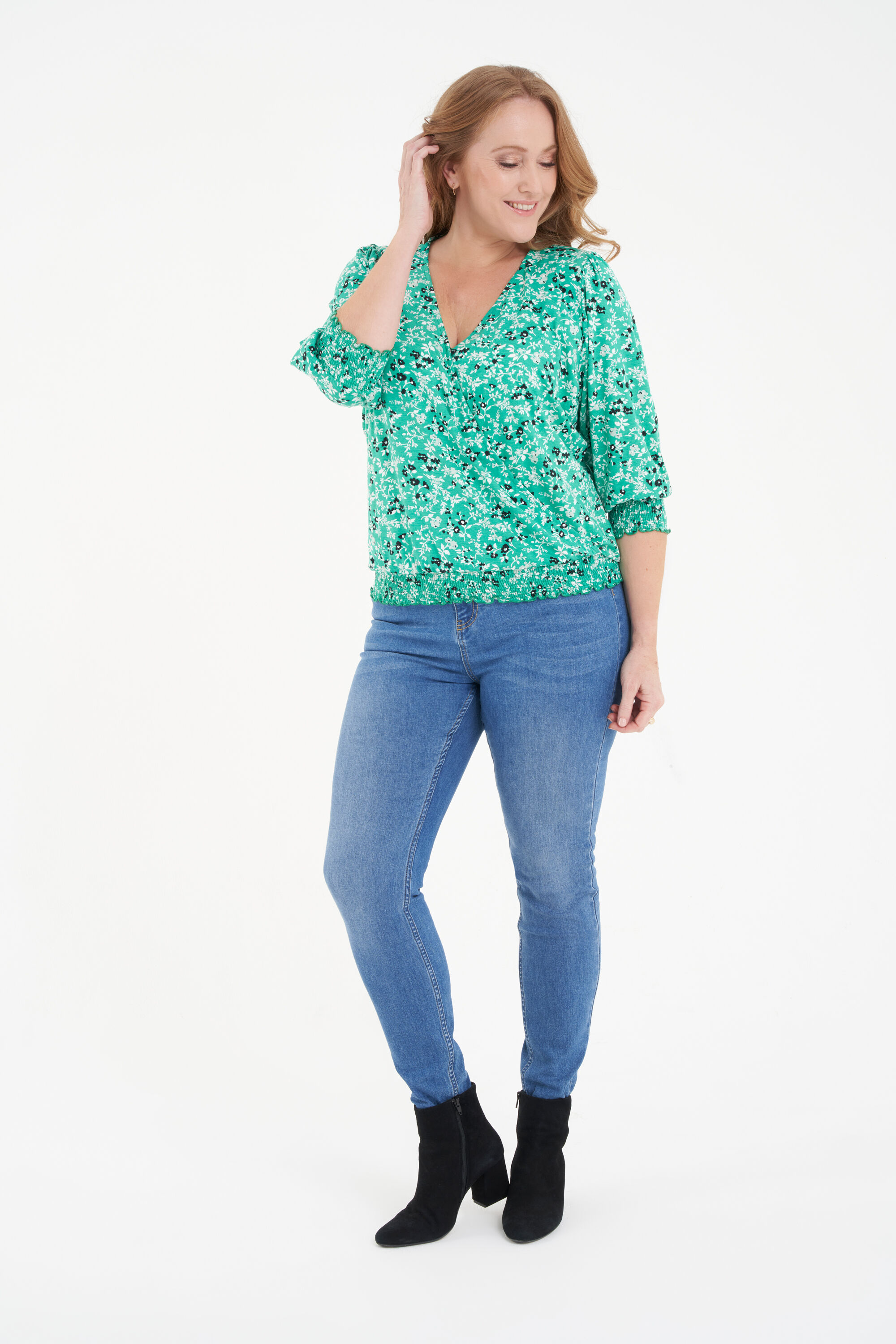 Wickeltop mit Print image number 6