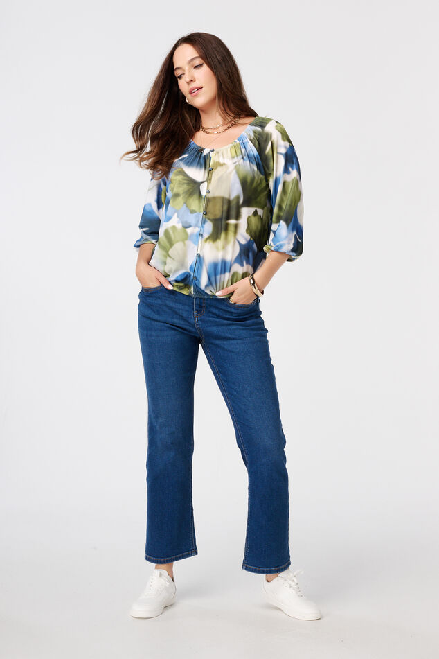 Bluse mit Print image number 5