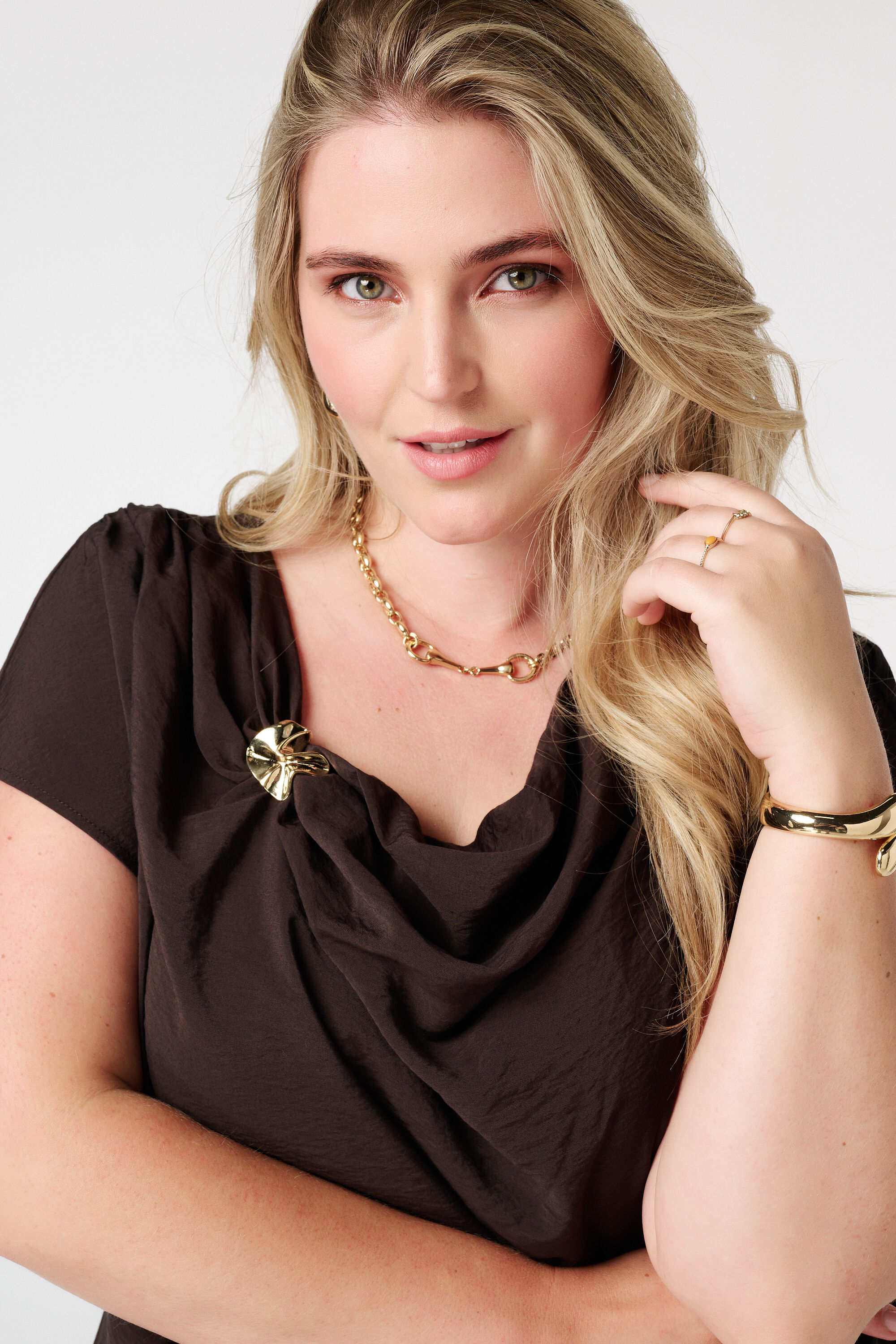 Bluse mit Schnallendetail image number 4