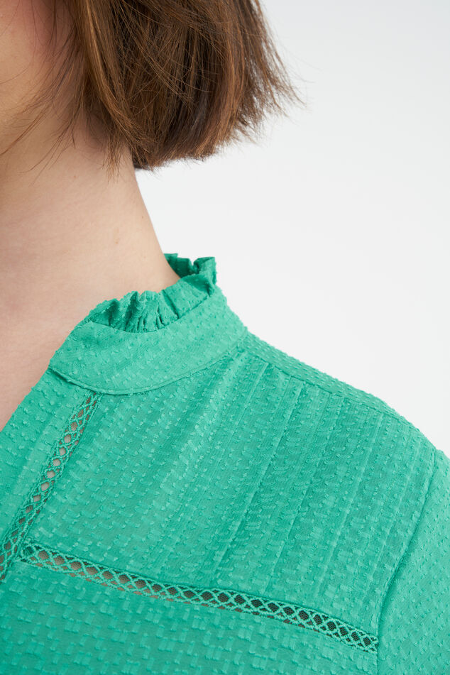 Halb durchsichtige Bluse  image number 4