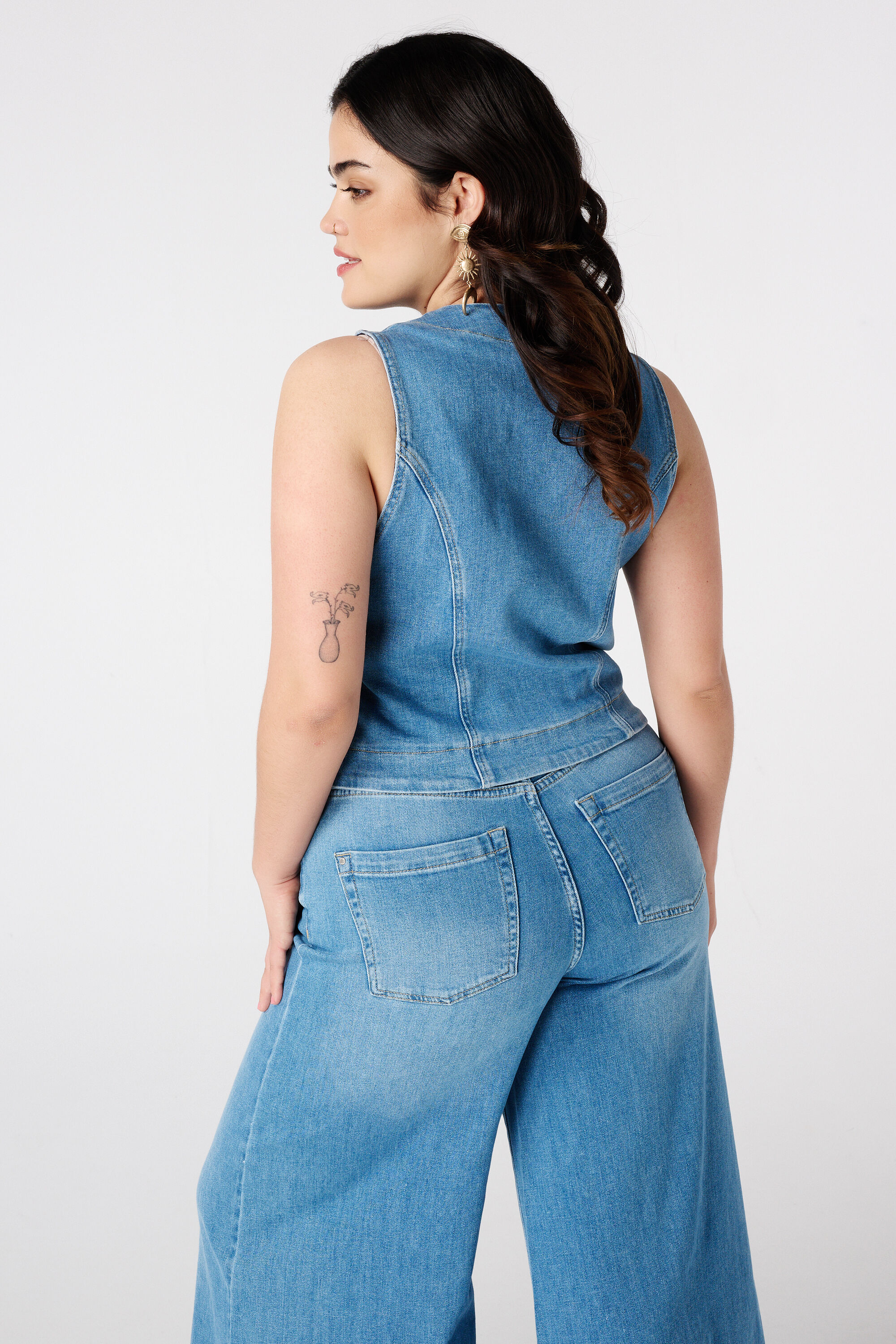 Denim-Weste image number 3