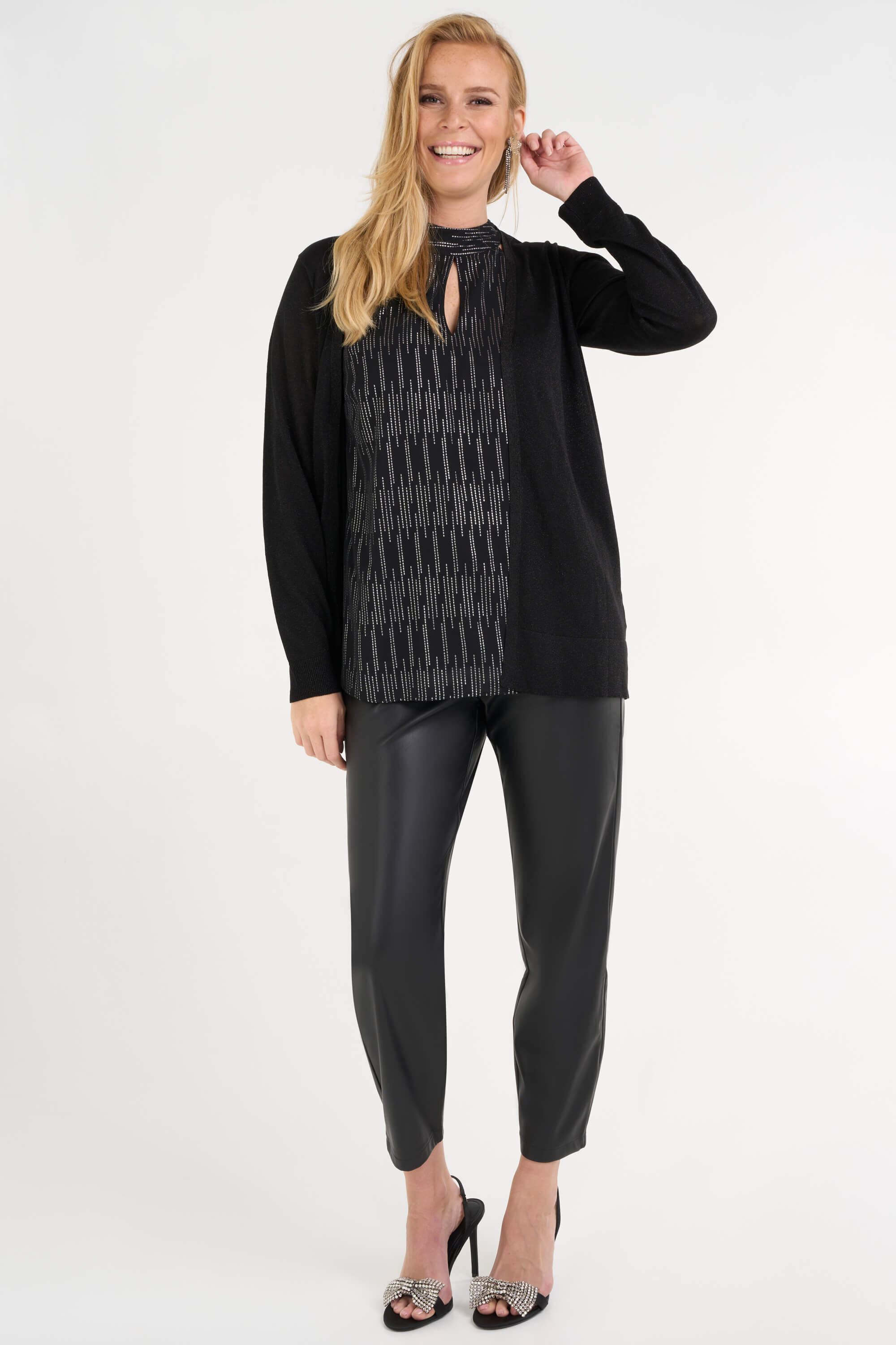 Cardigan mit Glitzerdetails  image number 5