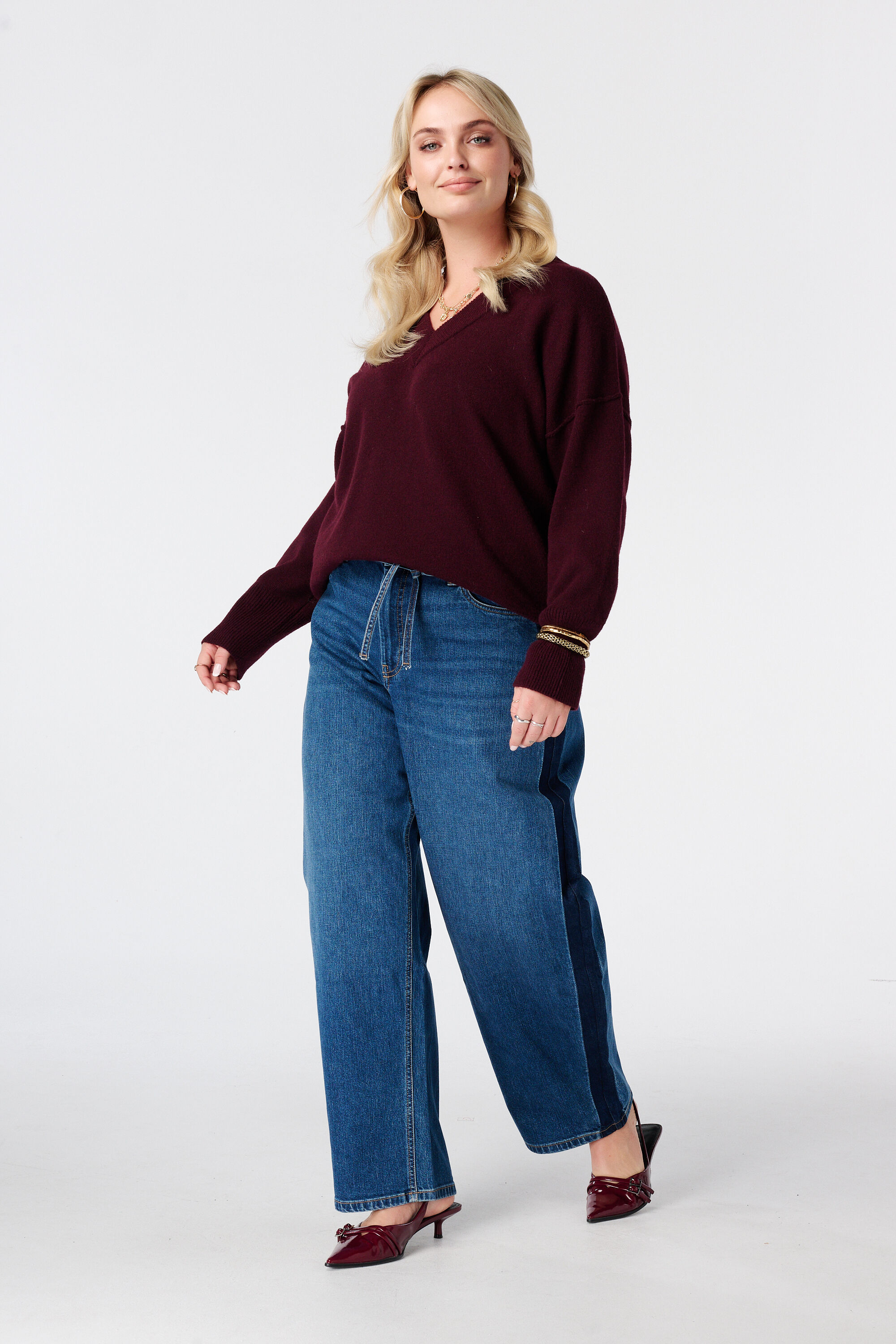 Pullover mit V Ausschnitt image number 5