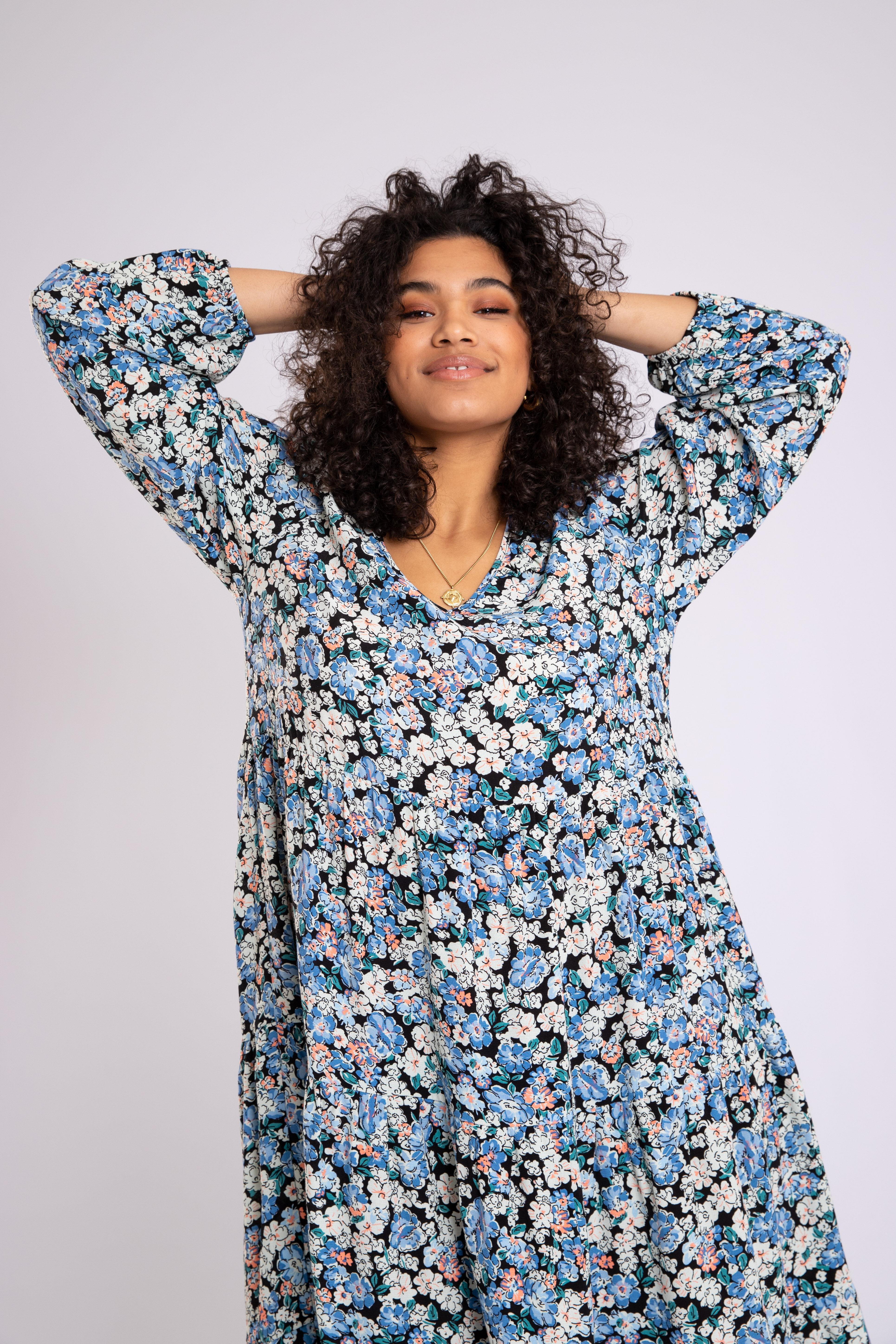 Kleid mit Print  image number 7