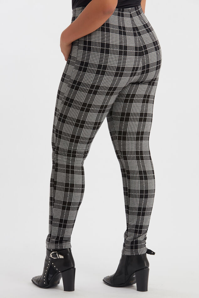 Karierte Leggings image number 3