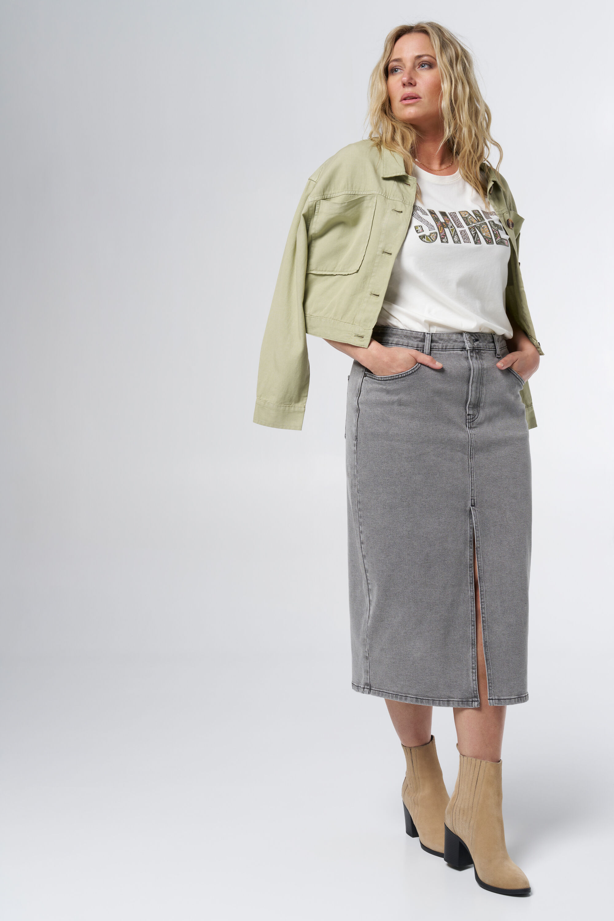 Weit geschnittene Cargojacke  image number 5