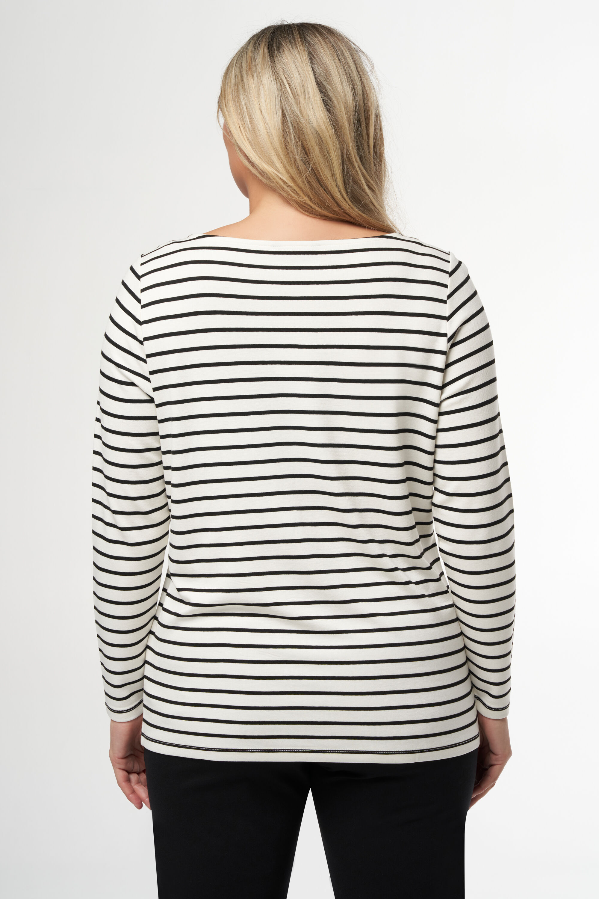 Gestreiftes Langarm-T-Shirt image number 3