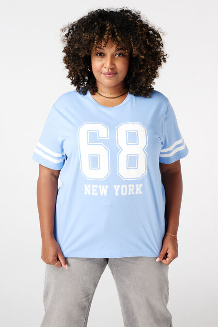 T-Shirt mit Text-Print  T-Shirt mit Text-Print