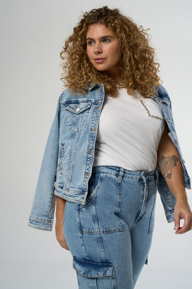 Jeansjacke mit Stretch image number 0