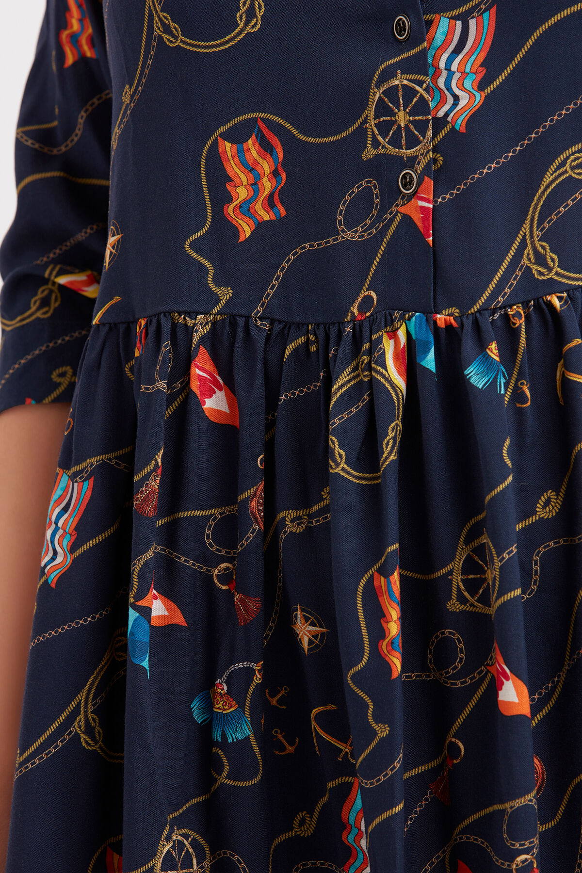 Tunika-Kleid mit Print image number 4