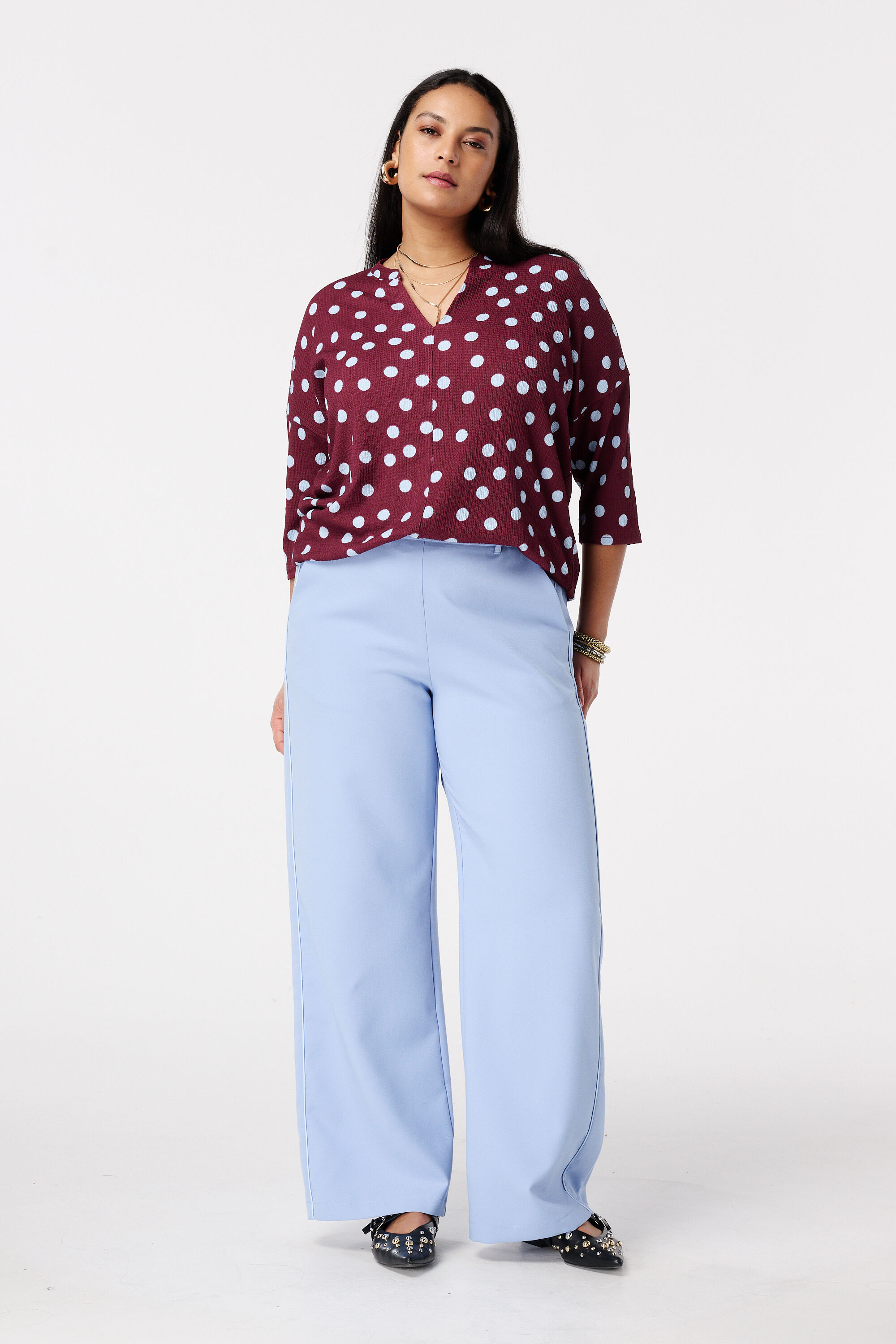 Top mit Dreiviertel&auml;rmeln image number 5