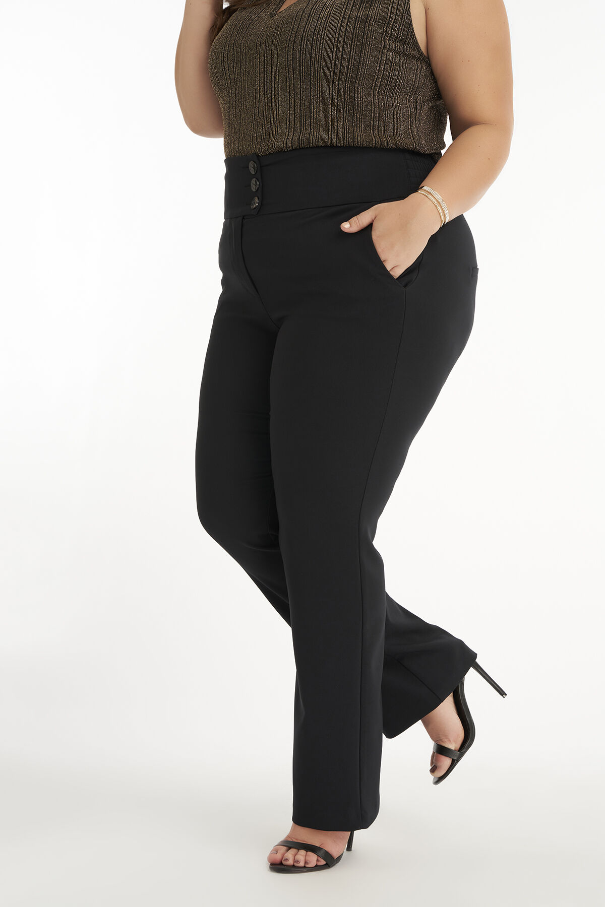 Hose mit weitem Bein image number 4