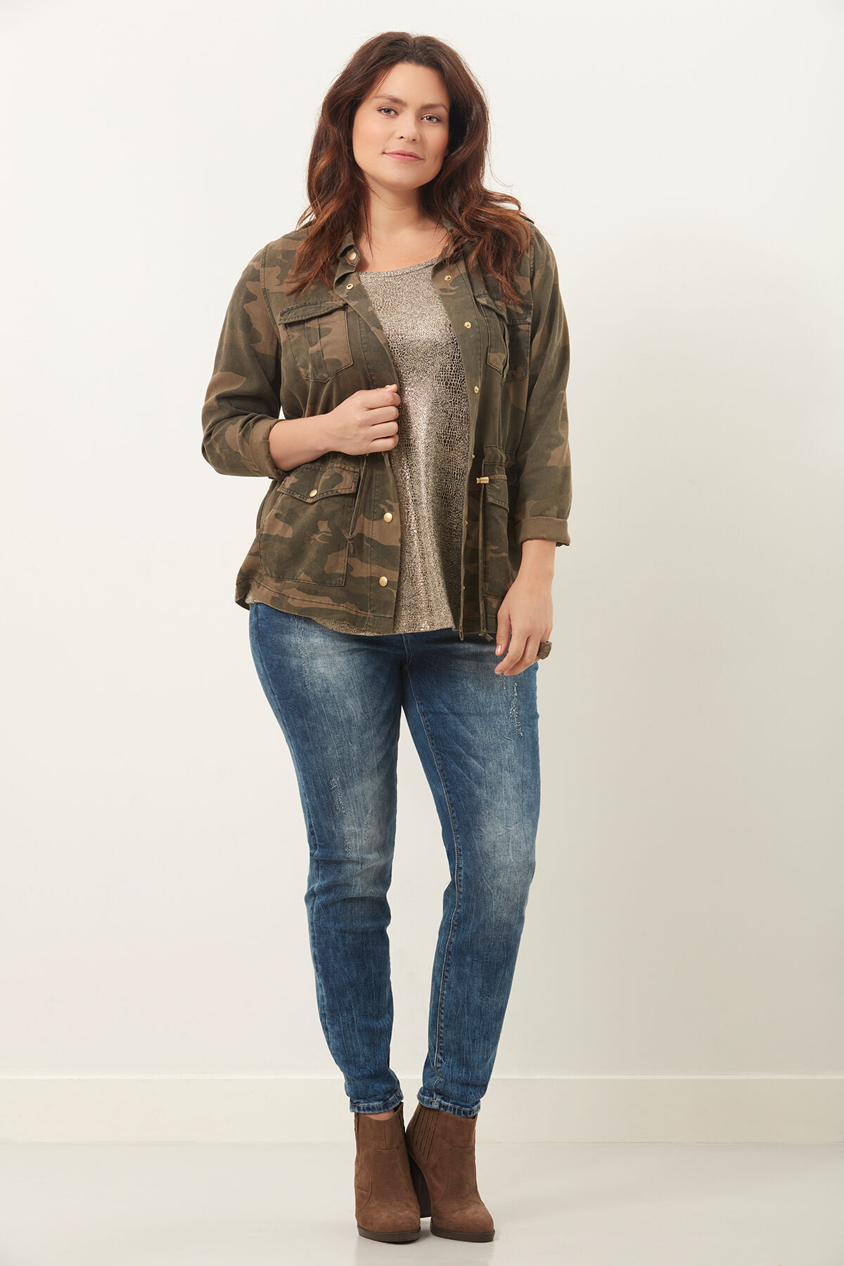 Milit&auml;rjacke mit Camouflage-Muster image number 3