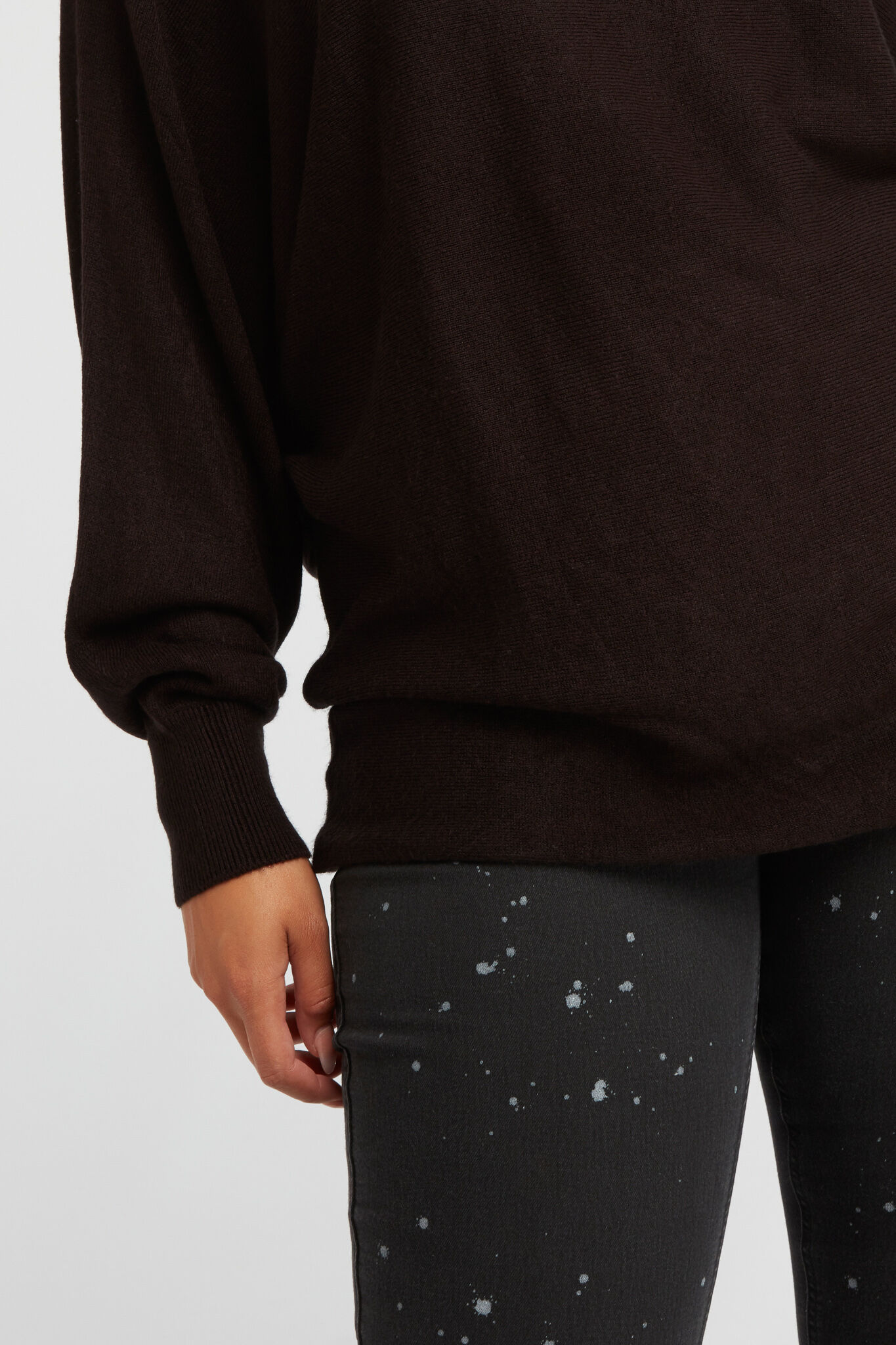 Pullover mit Fledermaus&auml;rmeln image number 5