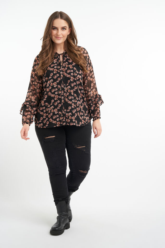 Bluse mit Print image number 5