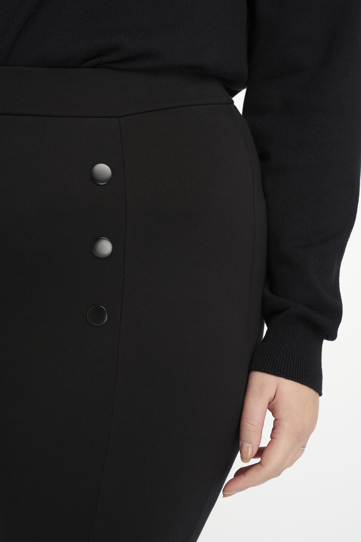 Treggings mit Knopf-Detail image number 4