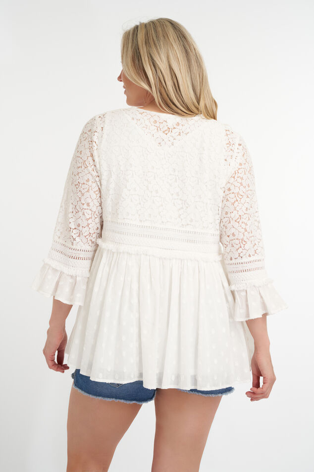 Spitzen-Bluse image number 3