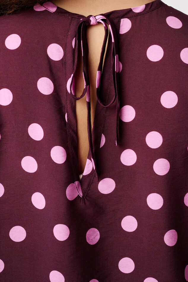 Bluse mit Polka-Dot-Muster image number 6