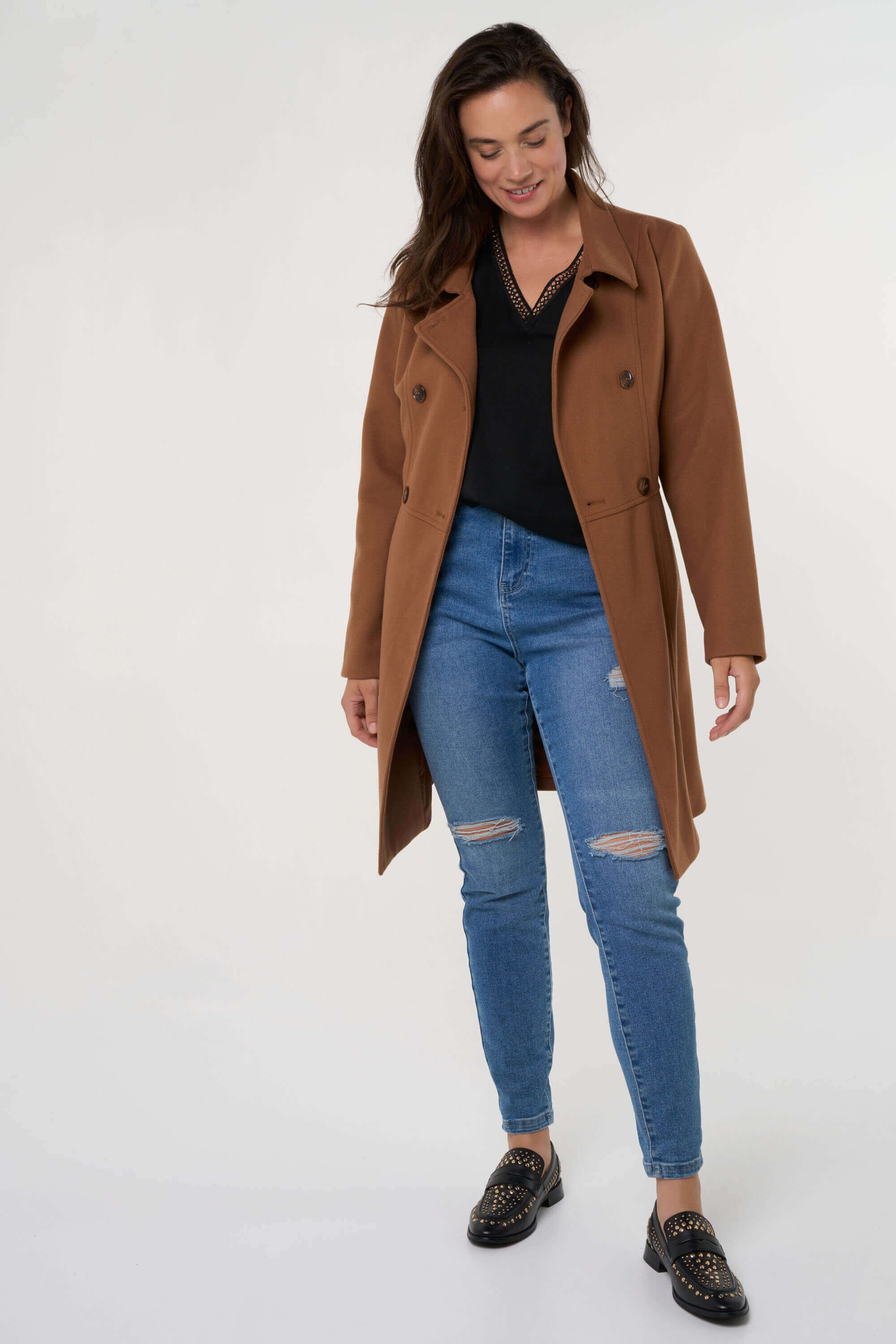 Mantel mit Doppelverschluss image number 6