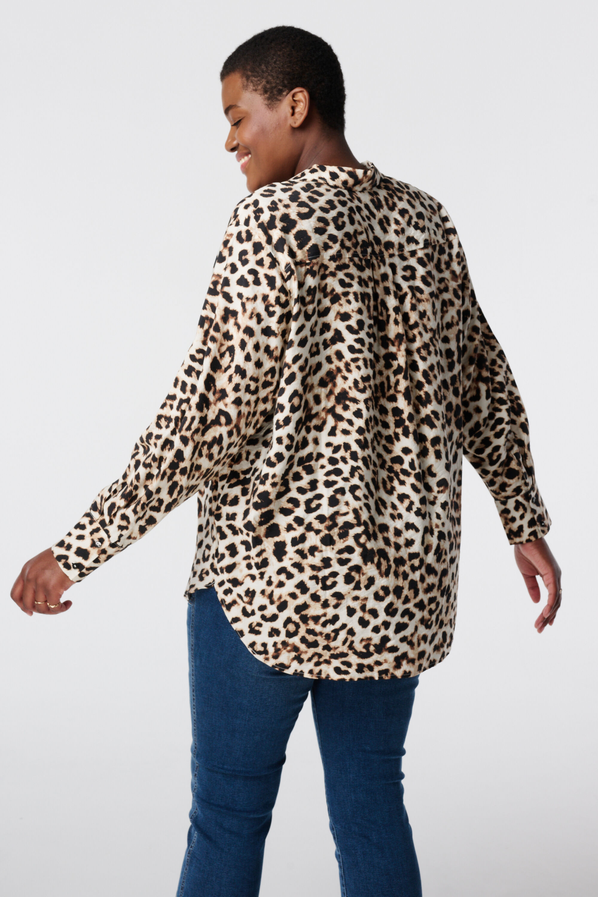 Gestreifte Hemdbluse image number 3