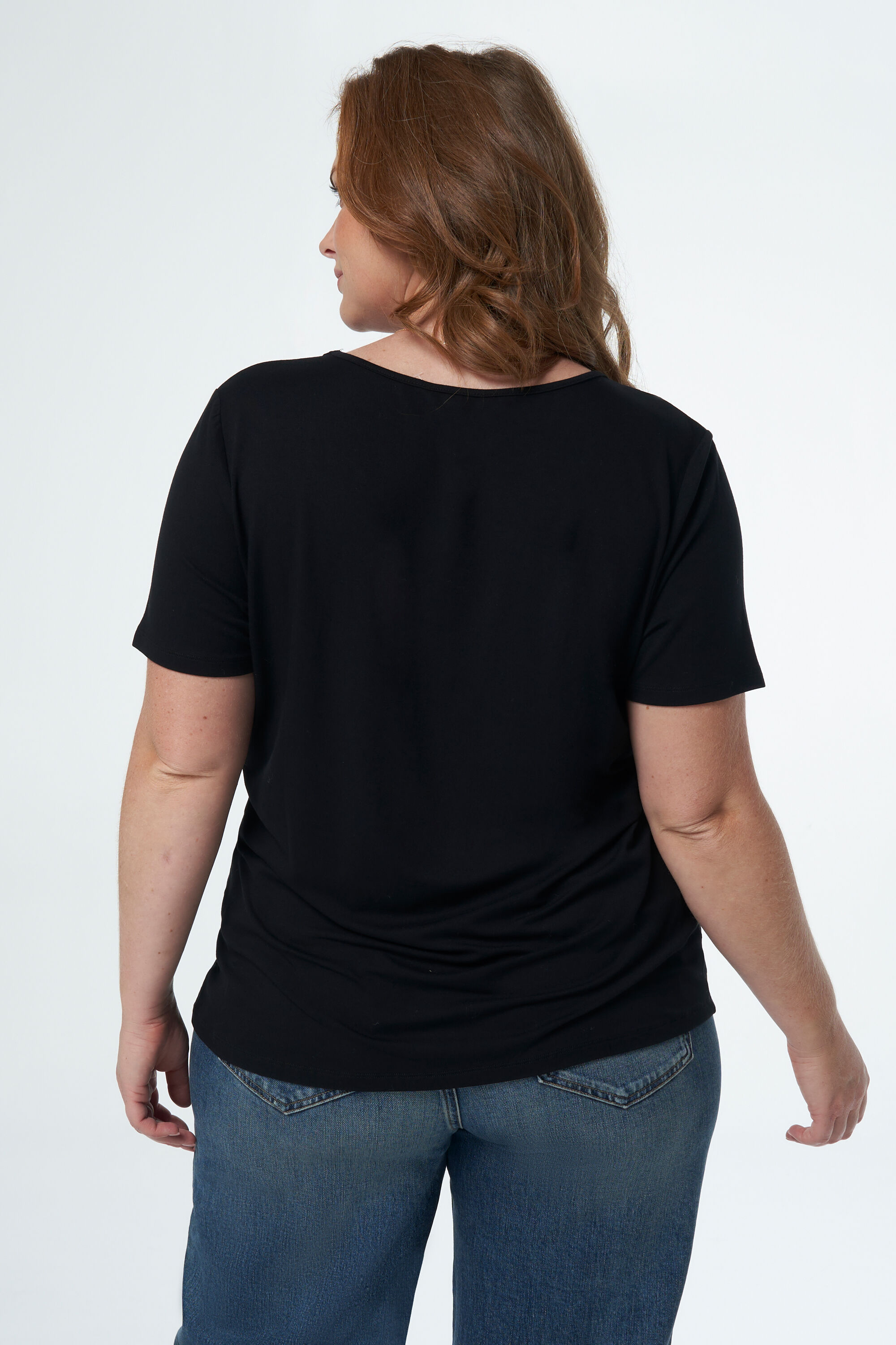 T-Shirt mit V-Ausschnitt image number 3