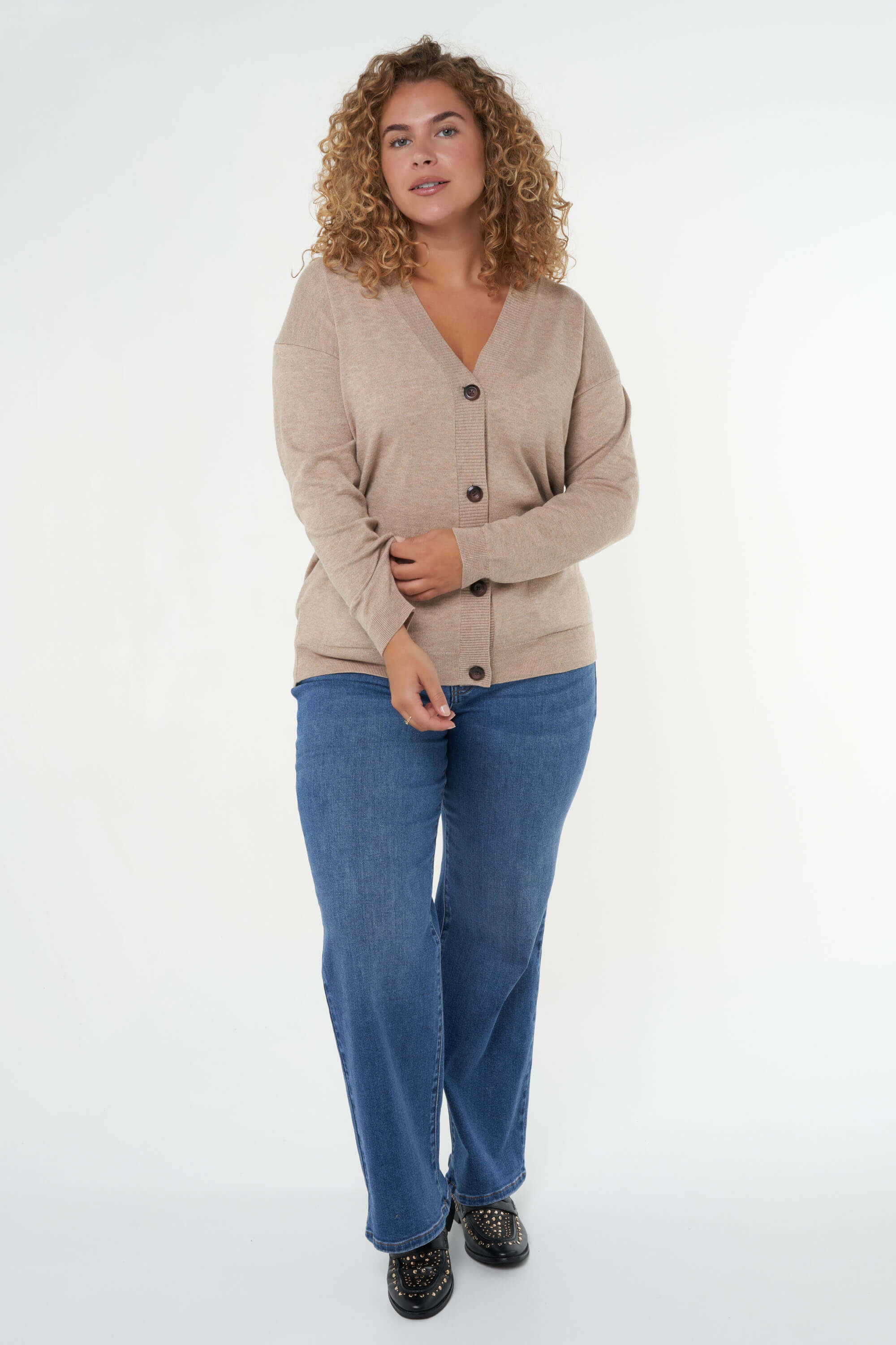 Strick-Cardigan mit Kn&ouml;pfen  image number 6