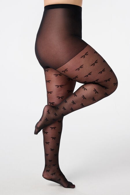 Strumpfhose mit Schleifenmuster Strumpfhose mit Schleifenmuster