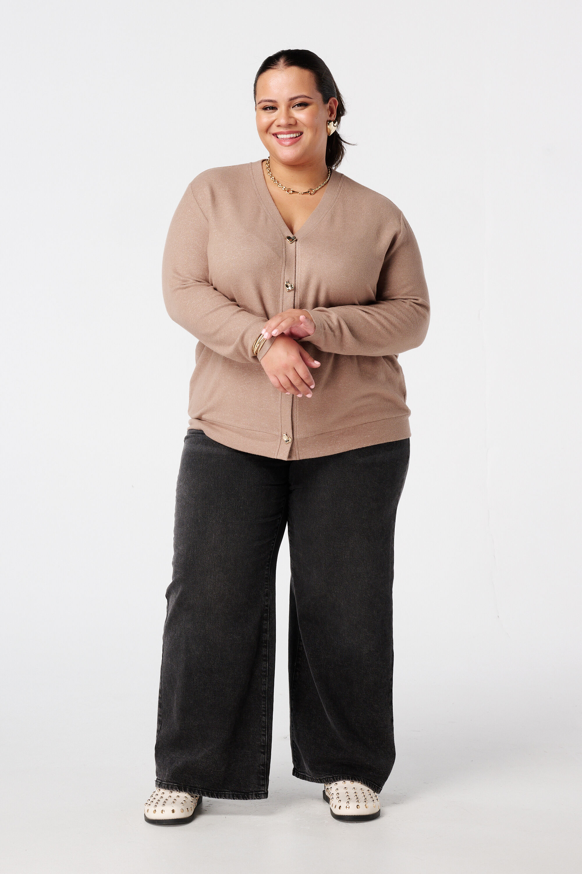 Weste mit goldenen Herzkn&ouml;pfen image number 5