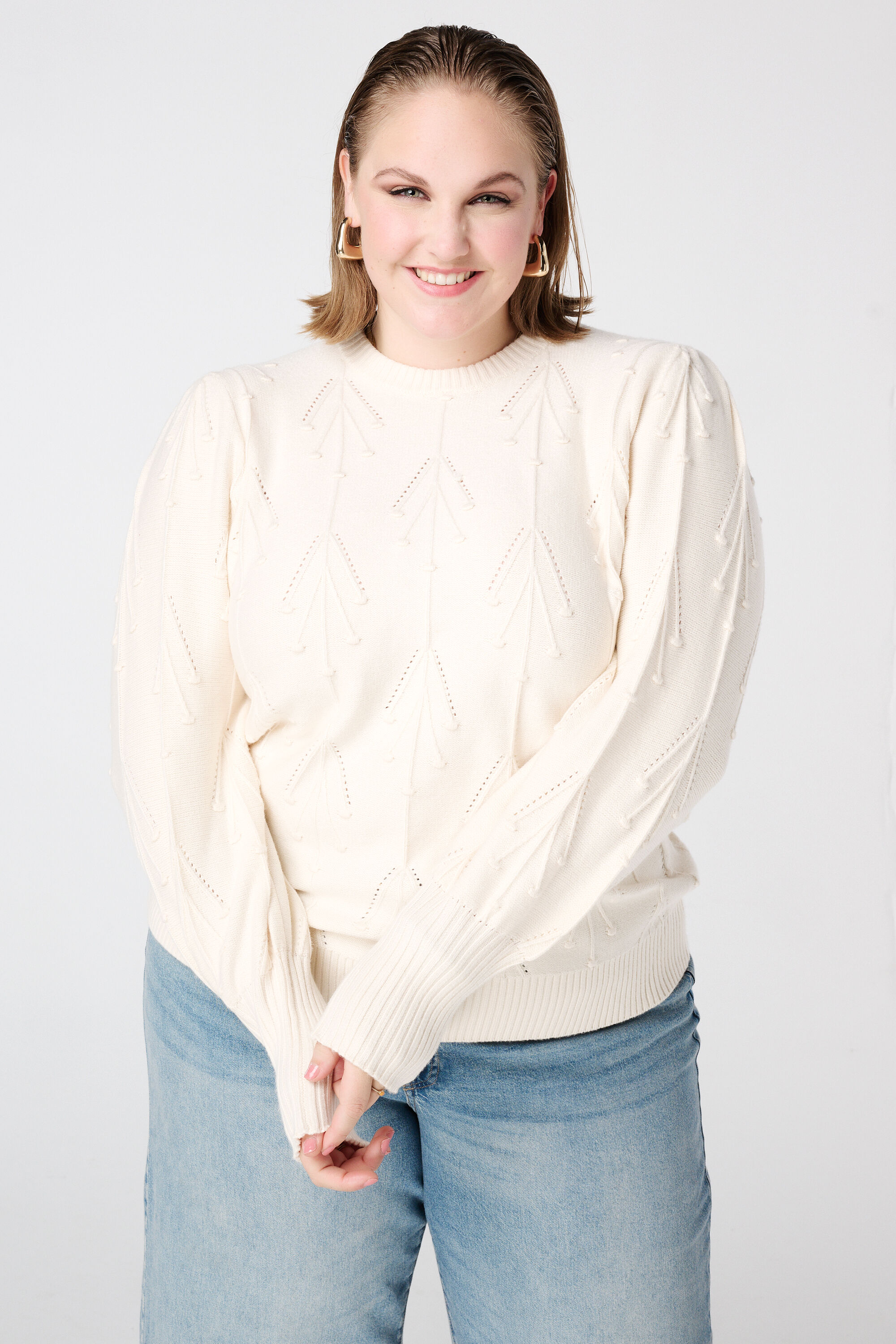 Strickpullover mit Muster