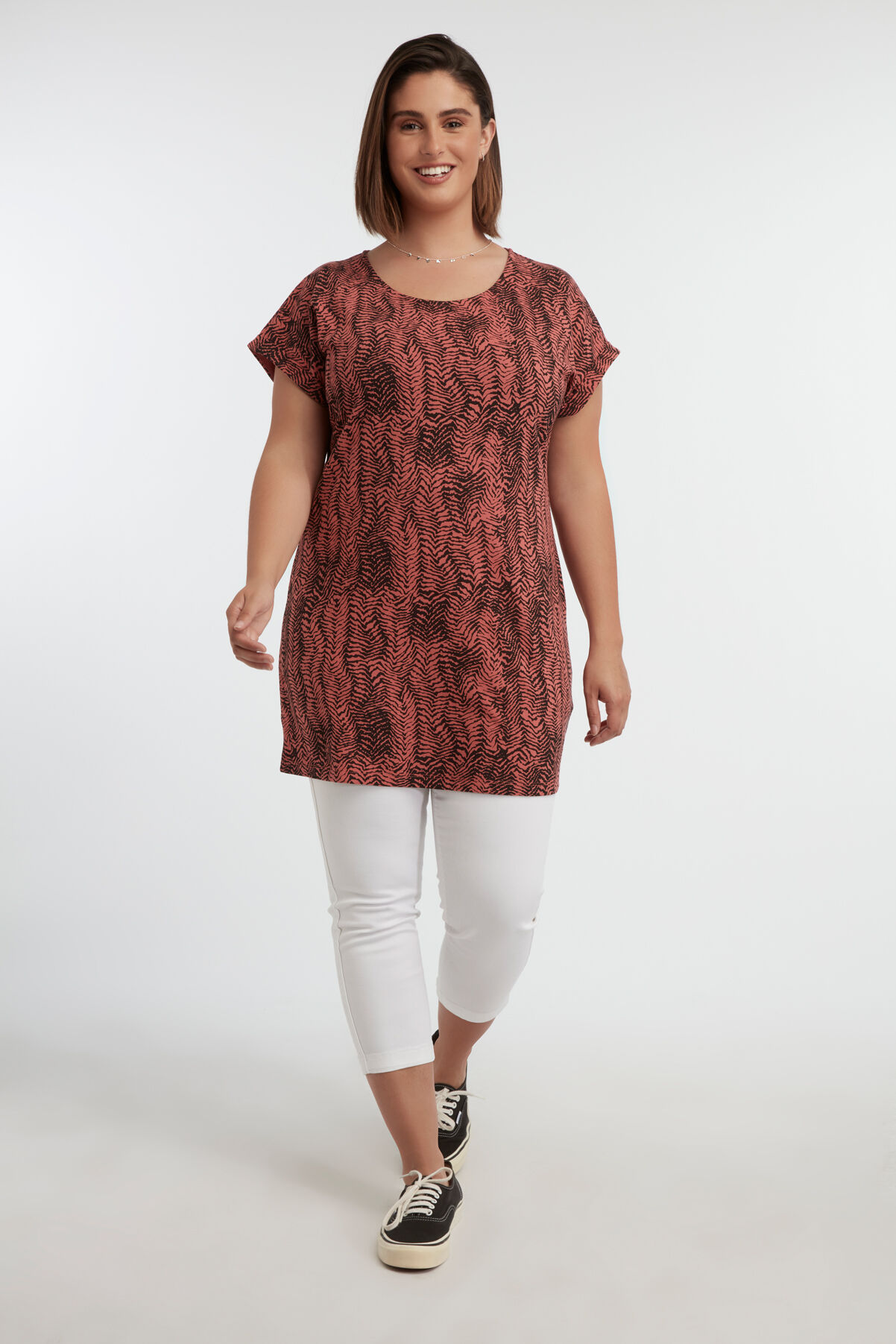 Langes T-Shirt mit Print image number 3