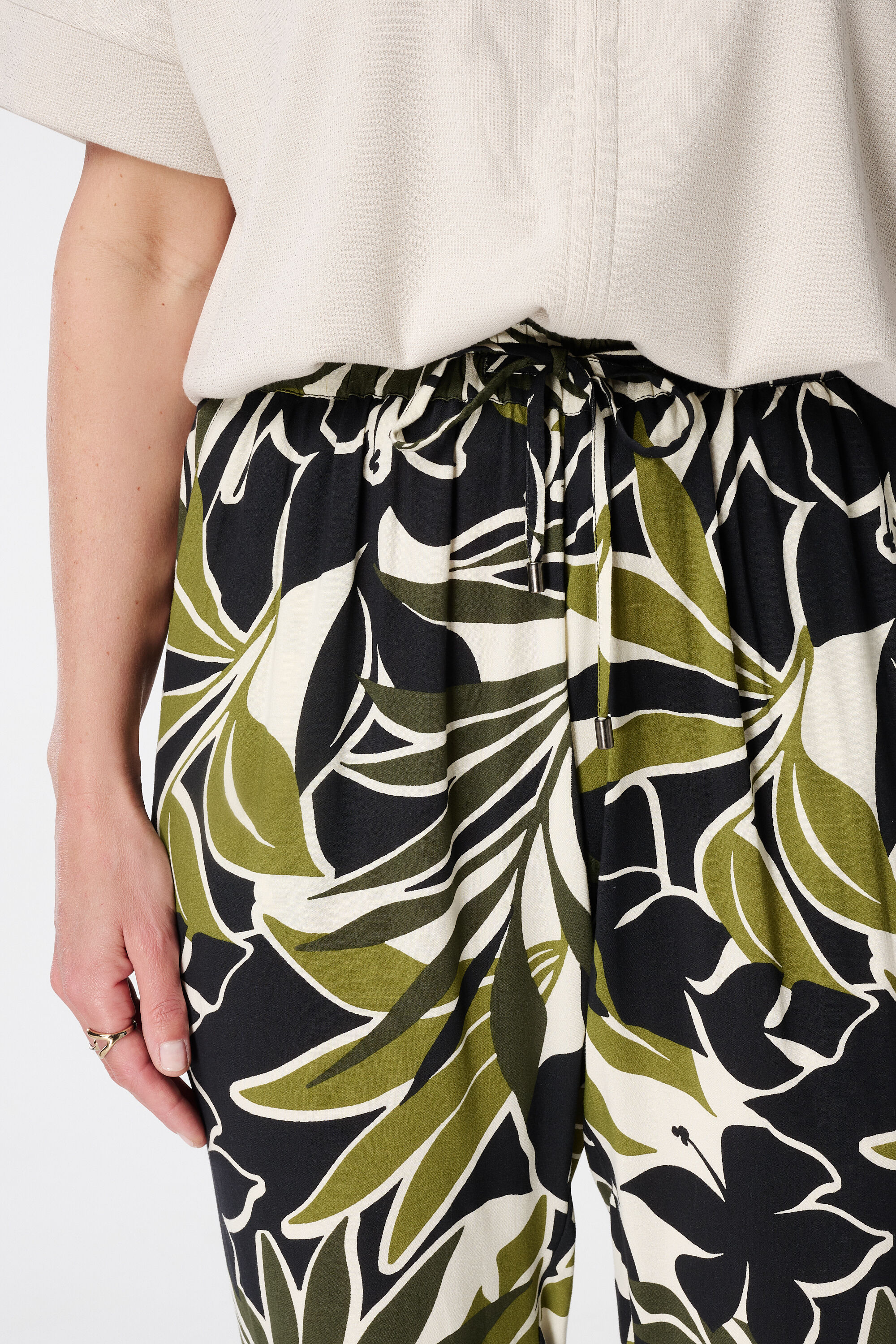 Straight Leg Hose mit Print image number 4