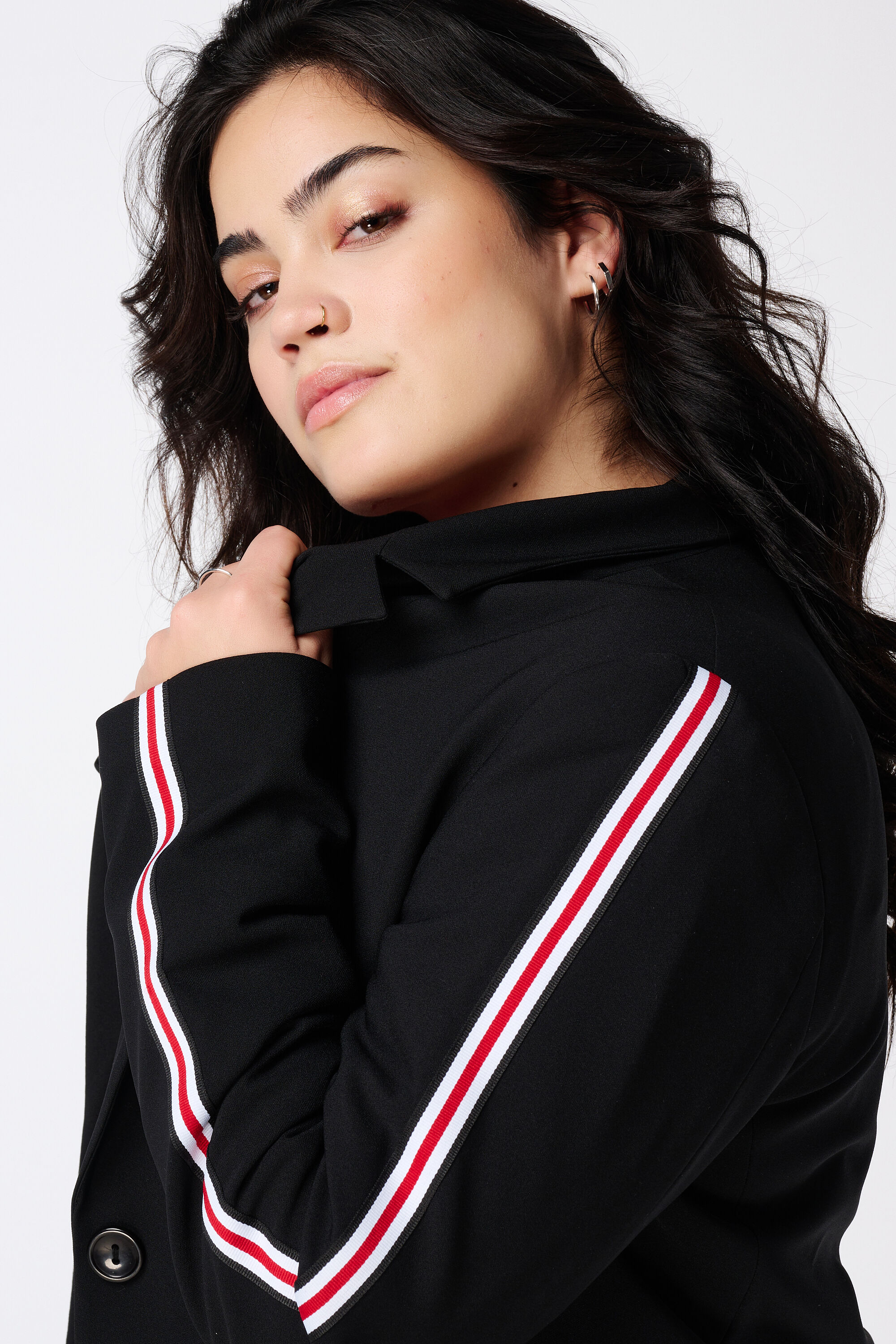 Blazer mit Kontraststreifen  image number 4