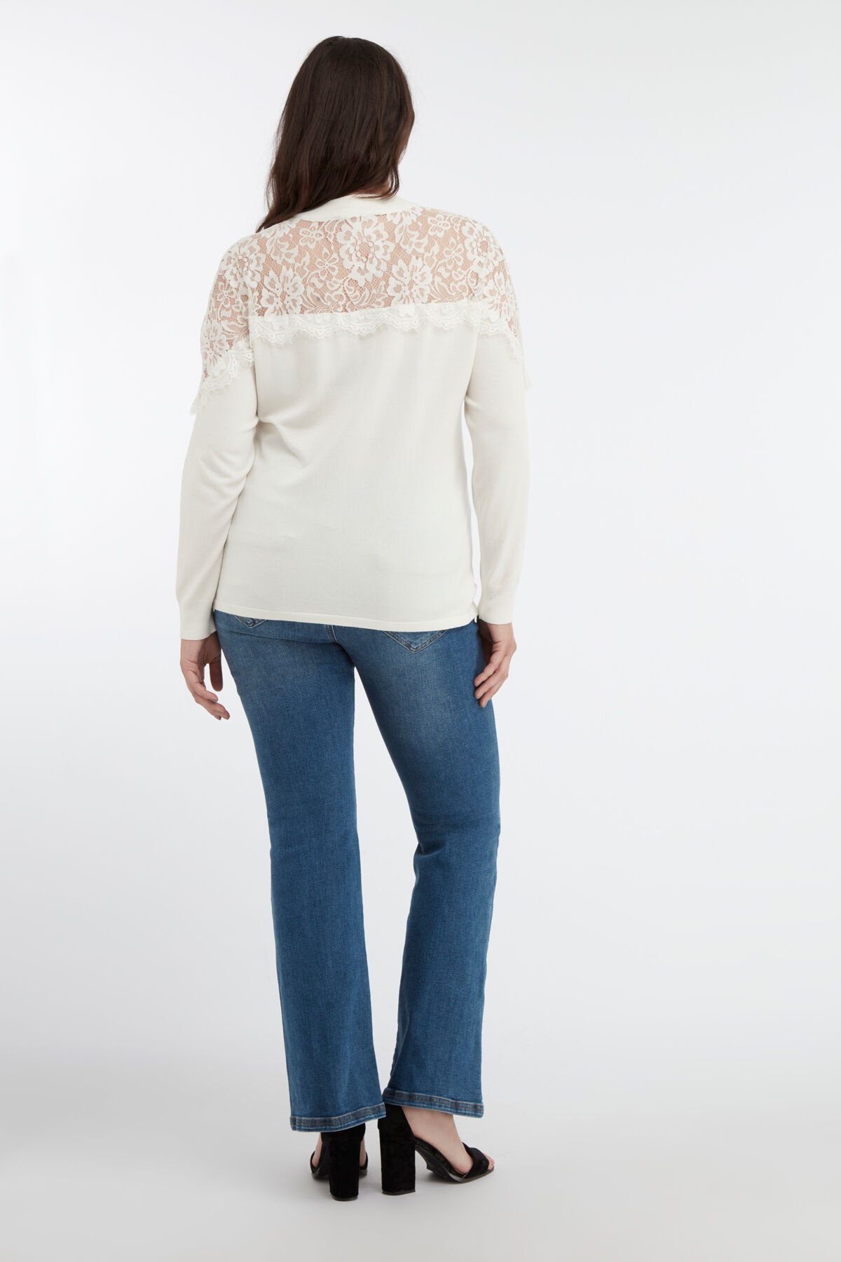 Pullover mit Spitze image number 3