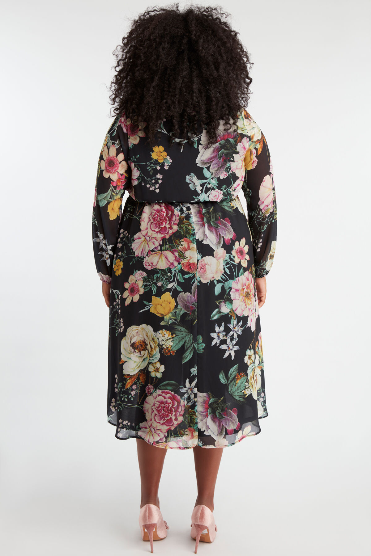 Wickelkleid mit floralem Print image number 5