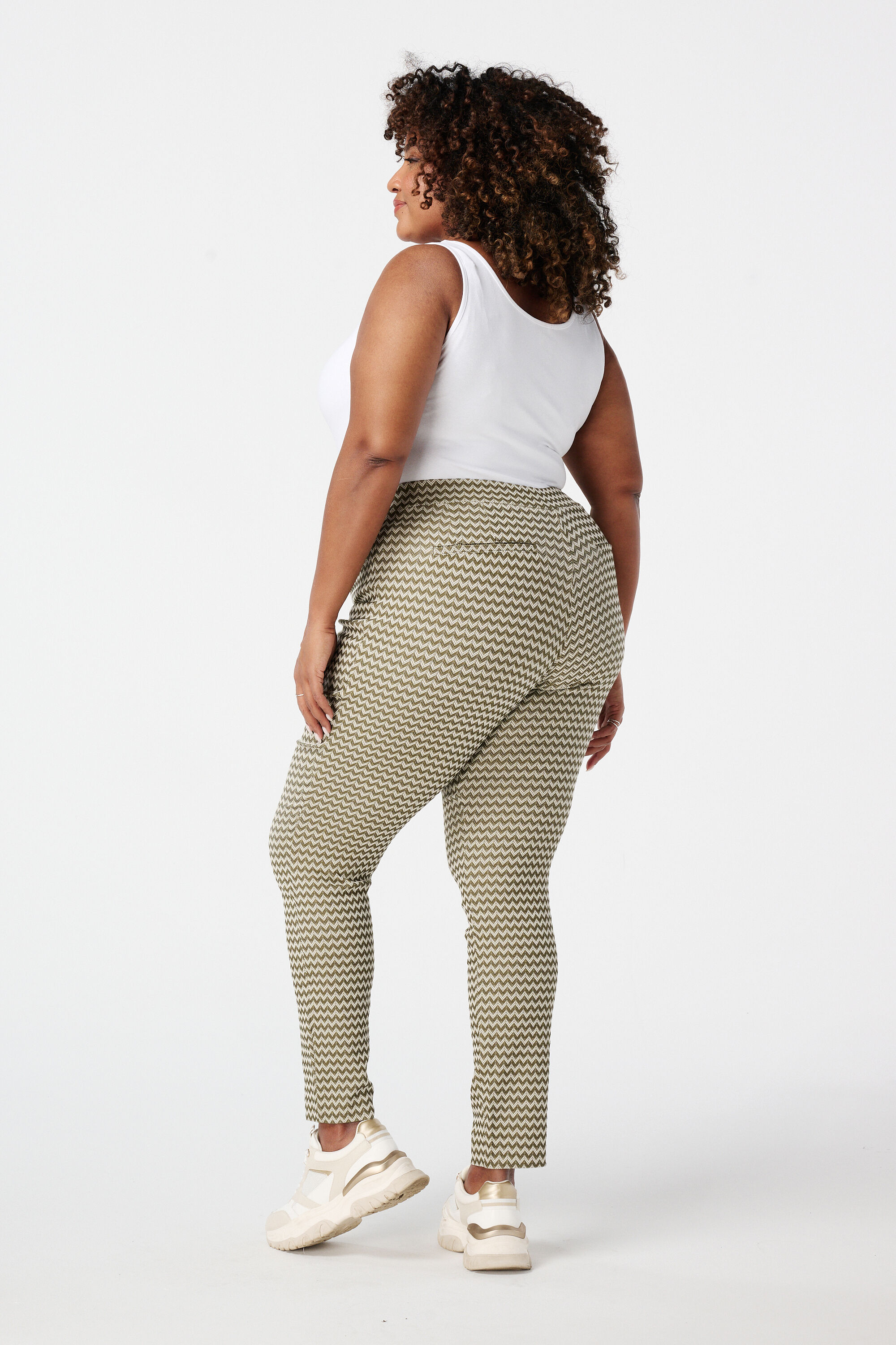 Skinny-Leg-Treggings mit Print image number 3