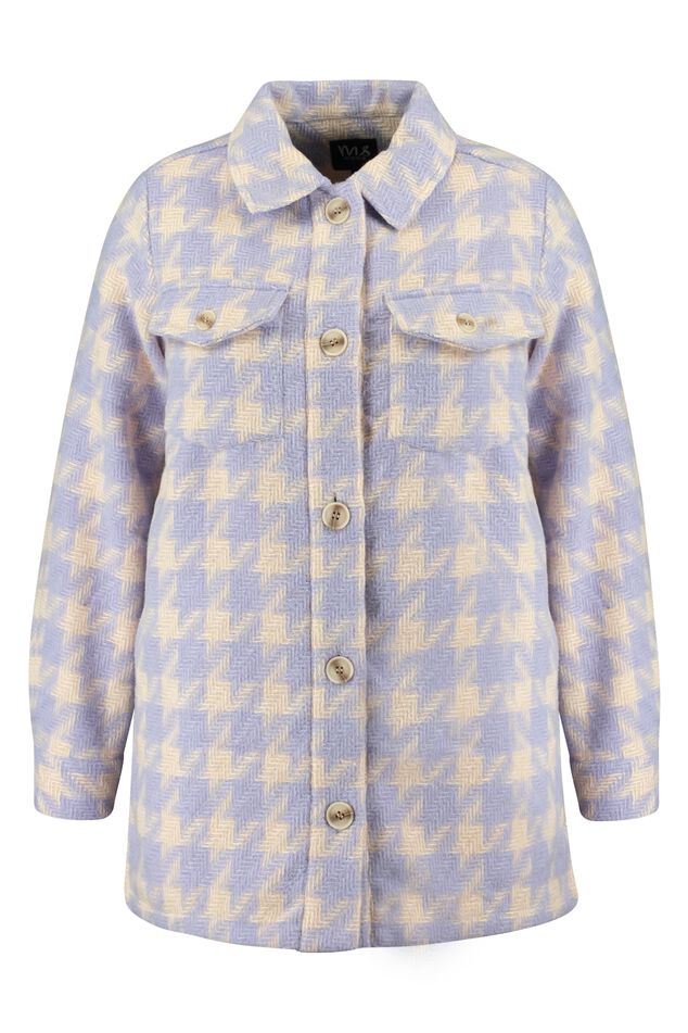 Shacket mit Hahnenrittmuster image number 2