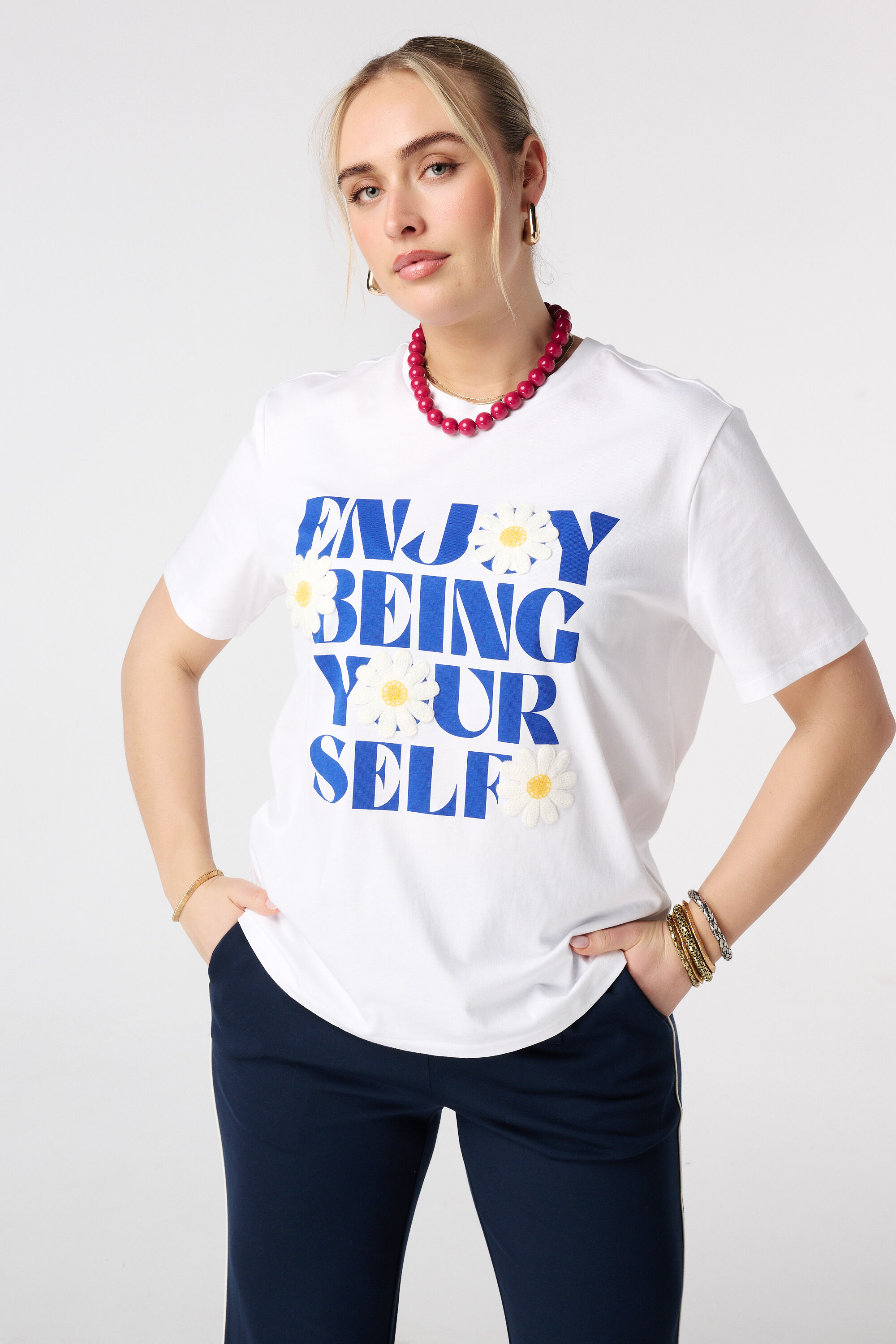 T-Shirt mit Schriftzug