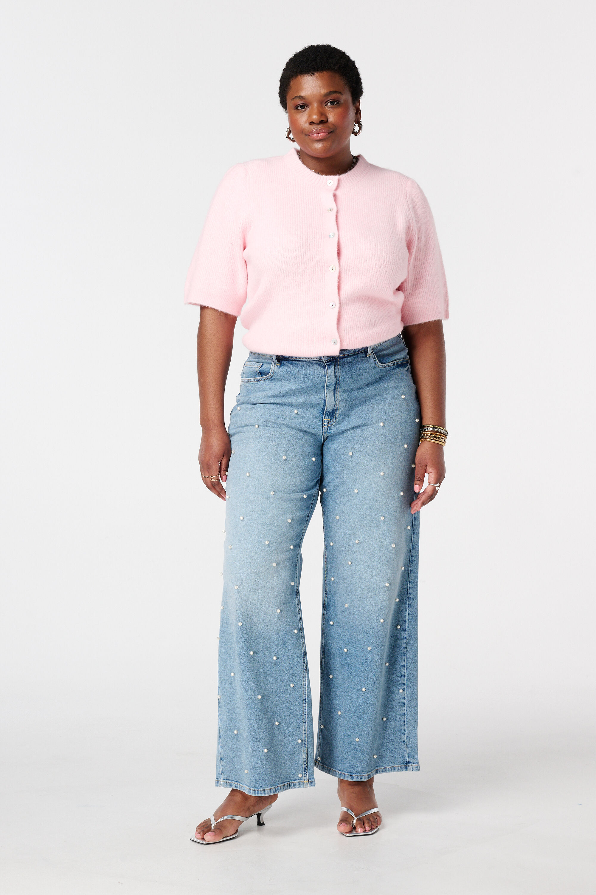 Strickjacke mit kurzen &Auml;rmeln image number 5