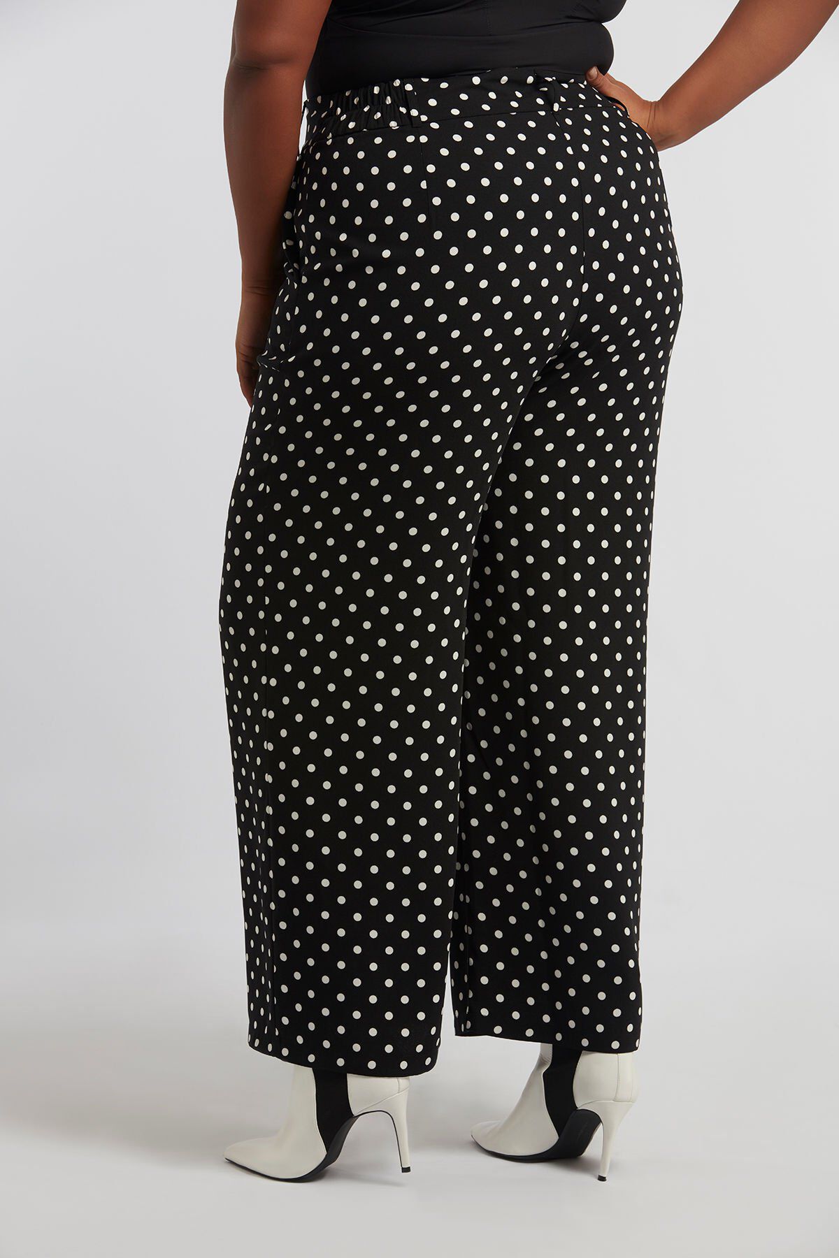 Palazzo-Hose mit Tupfen image number 5