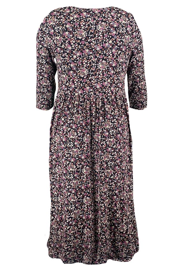 Langes Kleid mit Print  image number 2