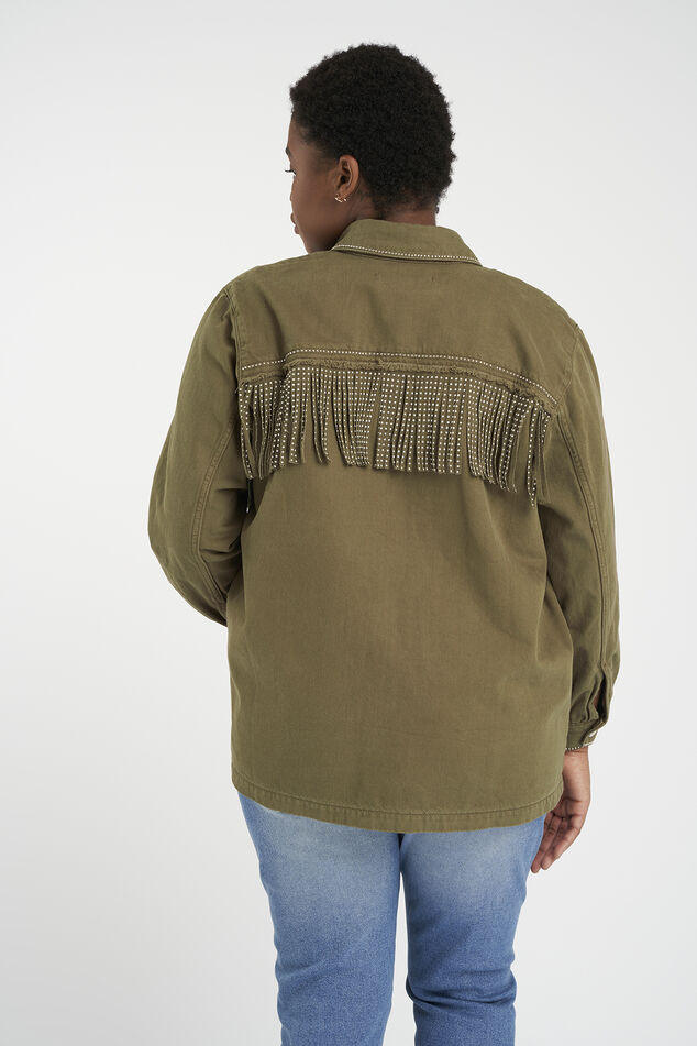 Jacke mit Fransendetail image number 4