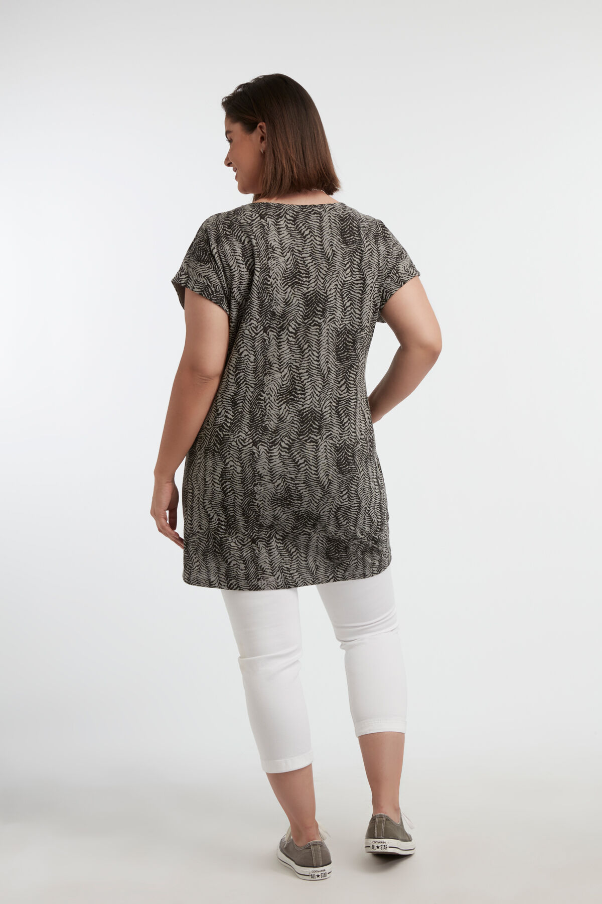 Langes T-Shirt mit Print image number 4