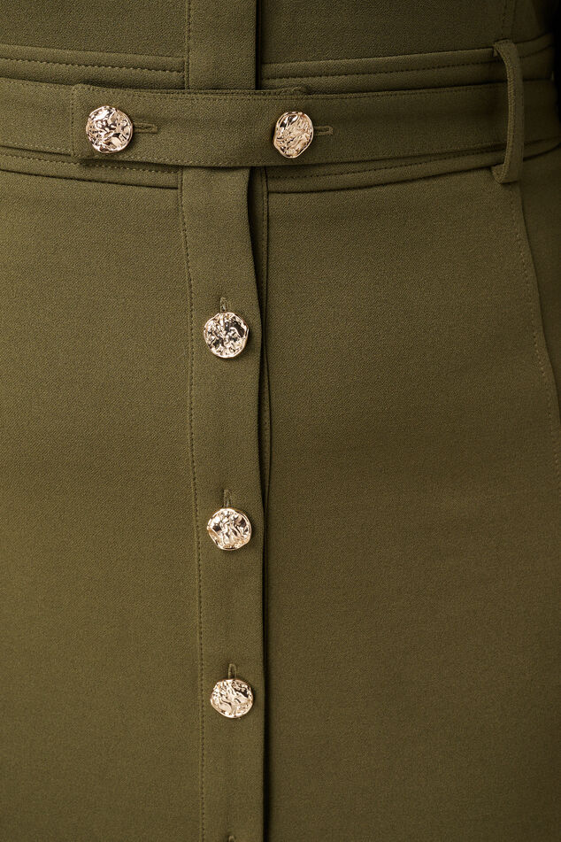 Kleid mit Zierknöpfen image number 6