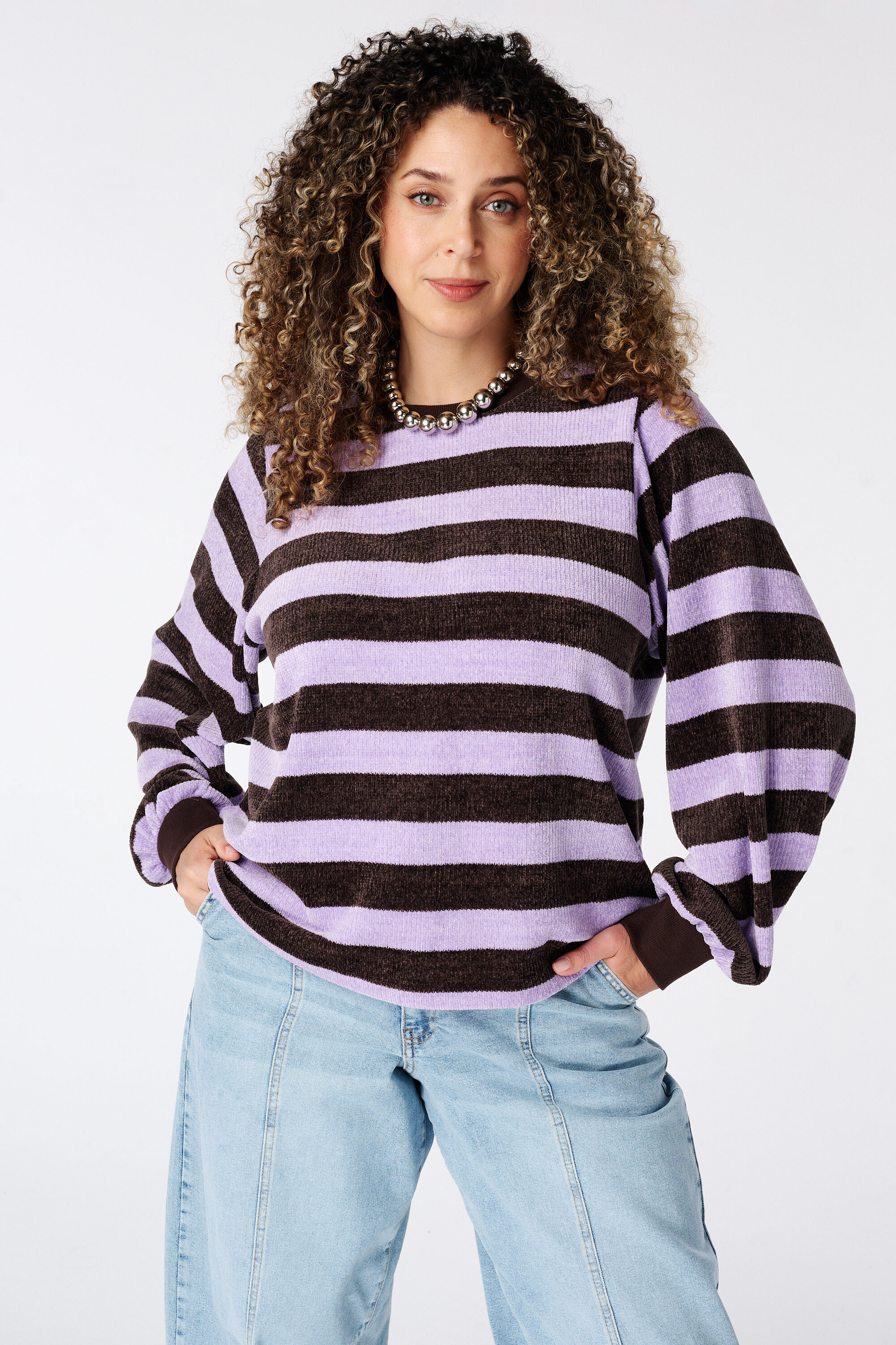 Gestreifter Pullover image number 0