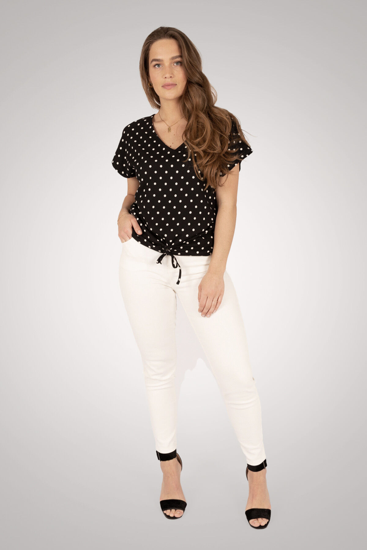 Top mit Punktmuster image number 3