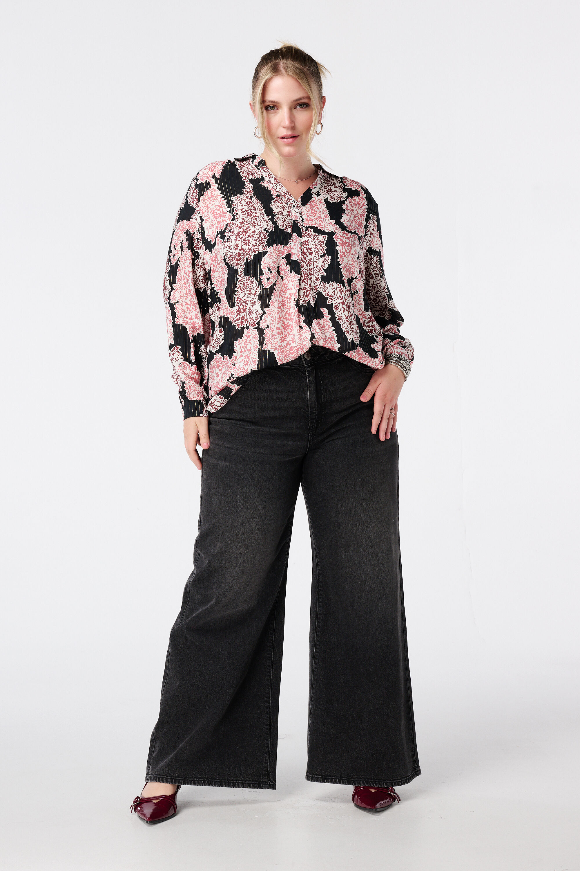 Bluse mit Print image number 5