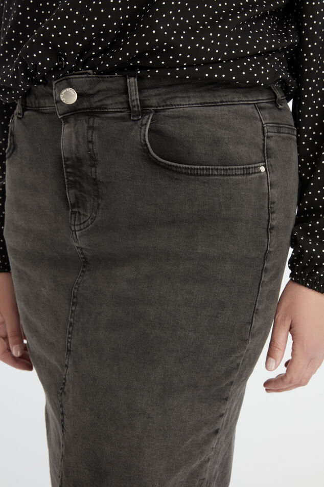 Denim-Rock mit Schlitz image number 5