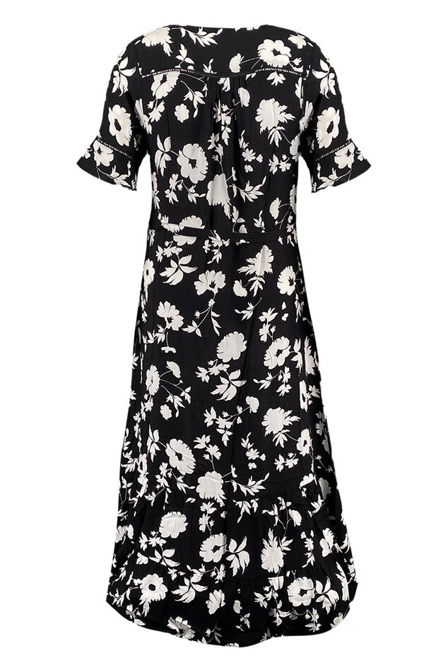 Langes Kleid mit Print image number 3